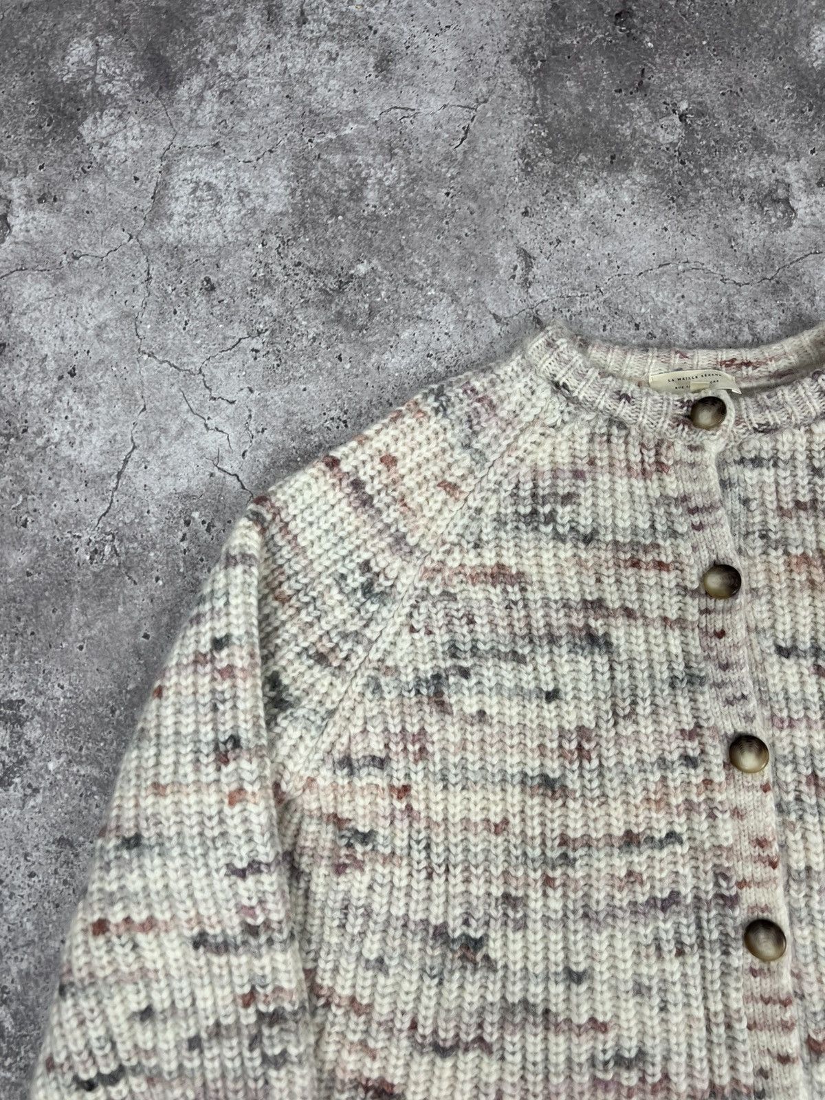 Sezane Sezane Alpaca Cardigan Sweater Beige Size L / US 10 / IT 46 - 5 Thumbnail