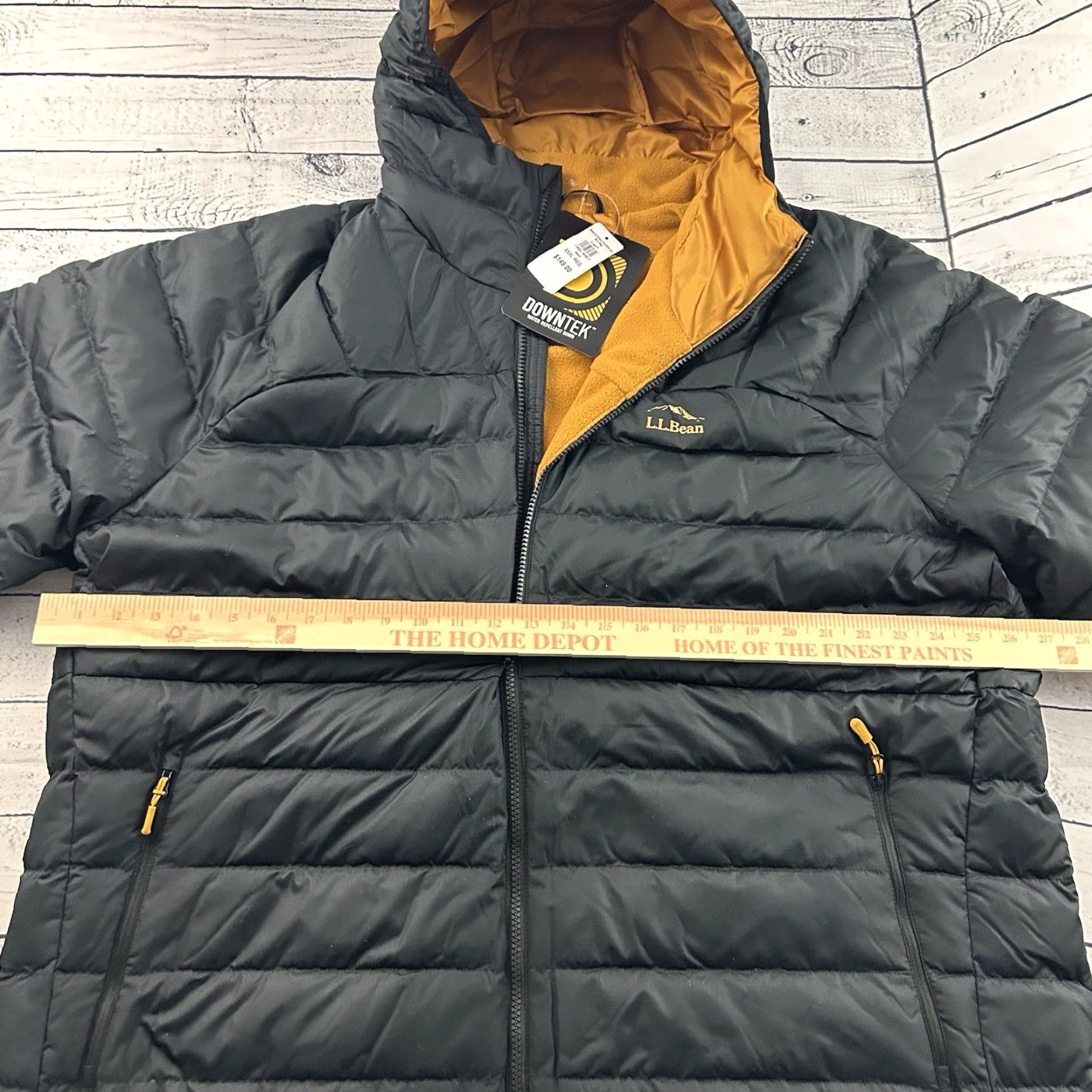 Vintage L.L. Bean Downtek 650 Down Hooded Winter Jacket Men's 3XL Black Size US XXL / EU 58 / 5 - 6 Thumbnail