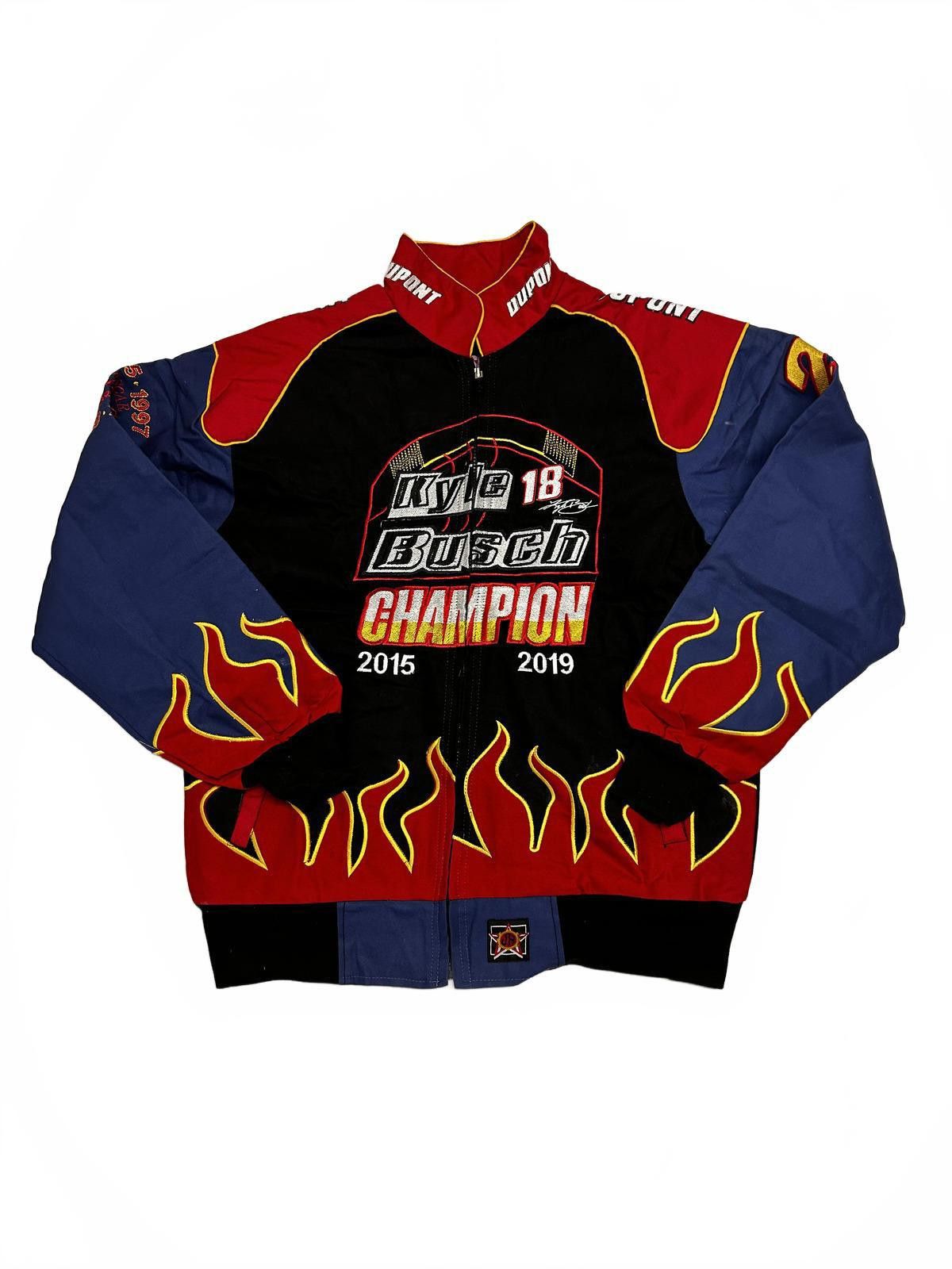 Unknown London Vintage Kyle Busch Champion Racing Jacket Size US L / EU 52-54 / 3 - 2 Thumbnail