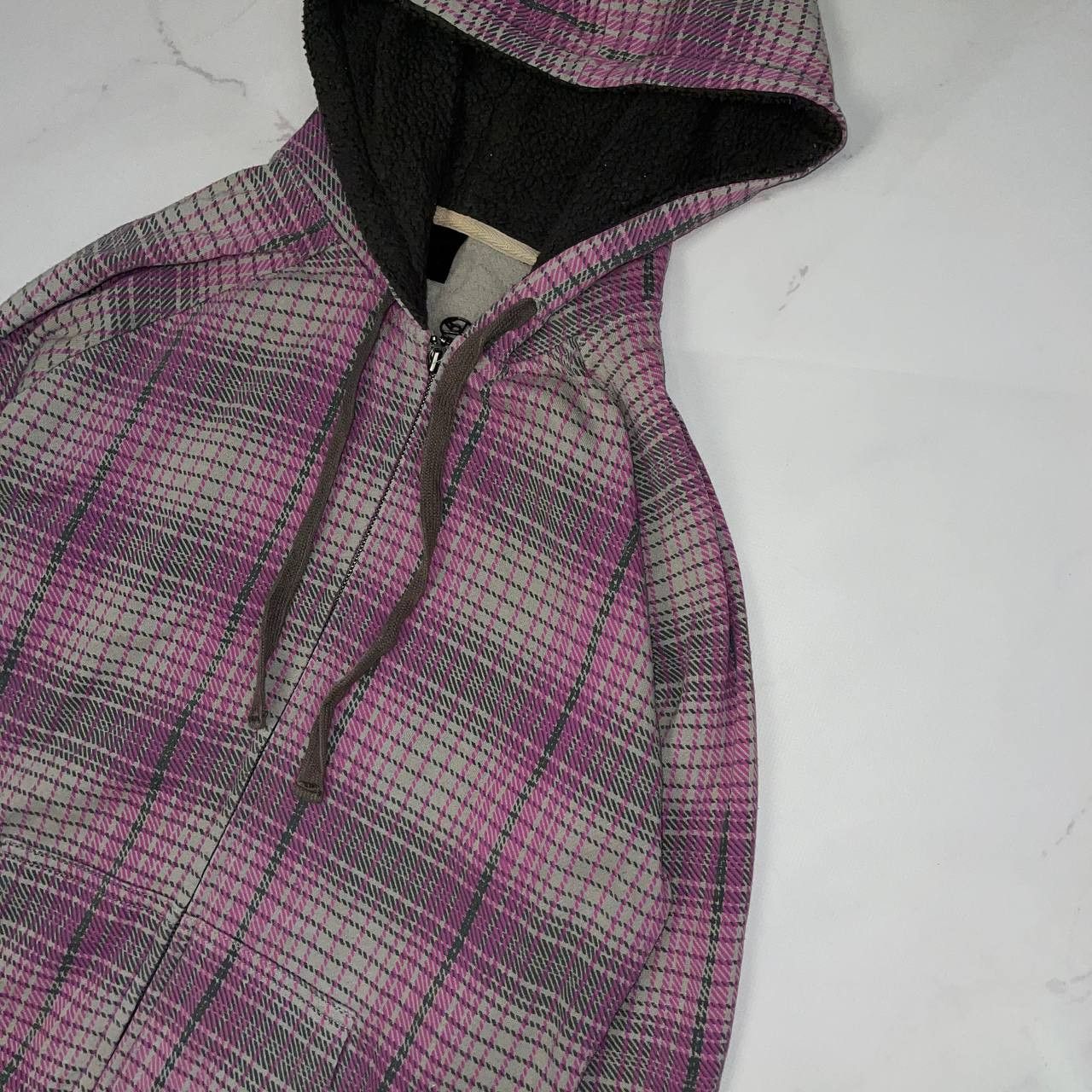 Fox Racing Fox Racing Crazy Y2K Vintage Zip Hoodie Plaid Sz XL Unisex Size US XL / EU 56 / 4 - 5 Thumbnail