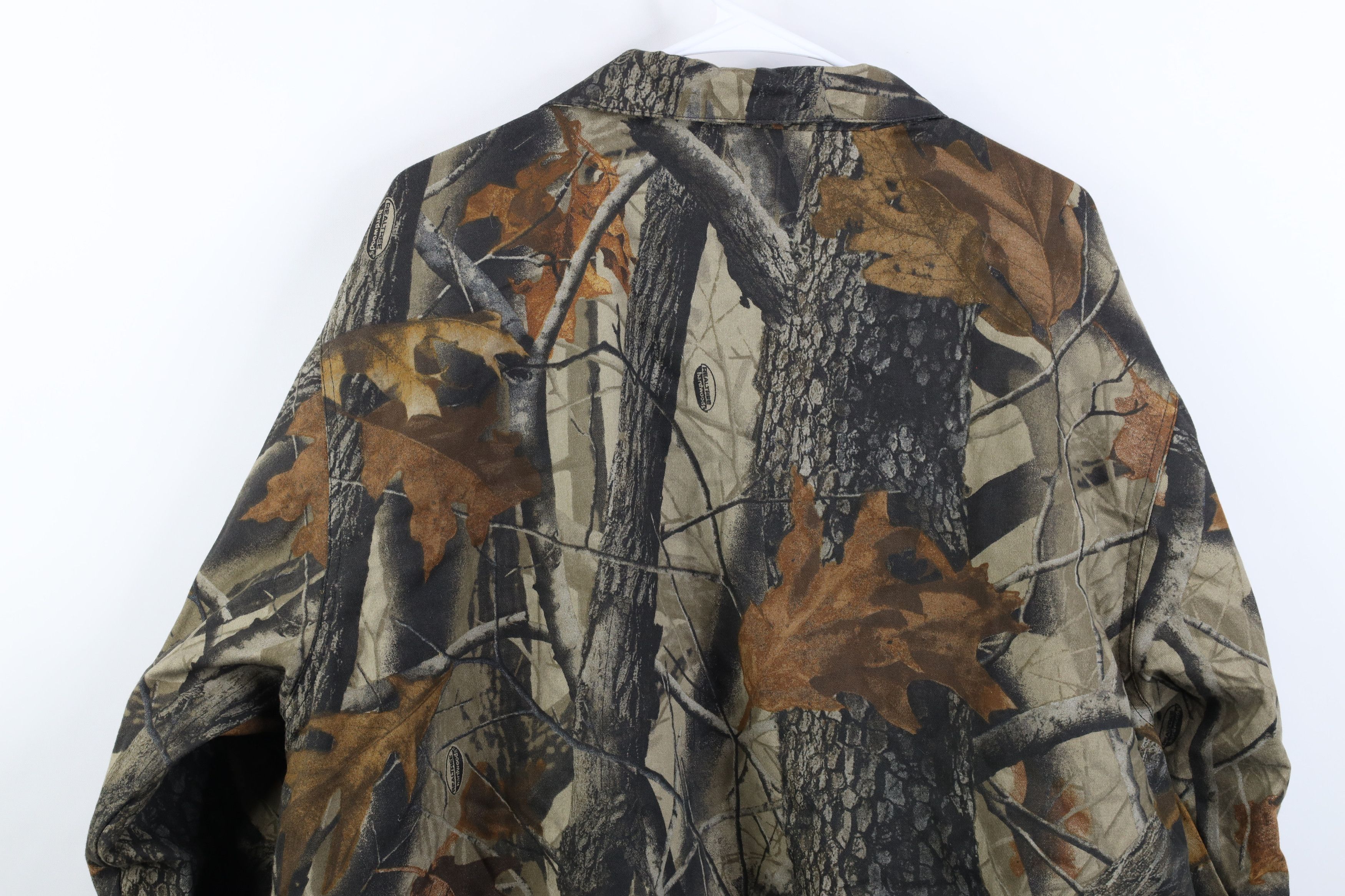 Vintage Vintage 90s Y2K Streetwear Camouflage Lined Bomber Jacket Size US L / EU 52-54 / 3 - 13 Thumbnail