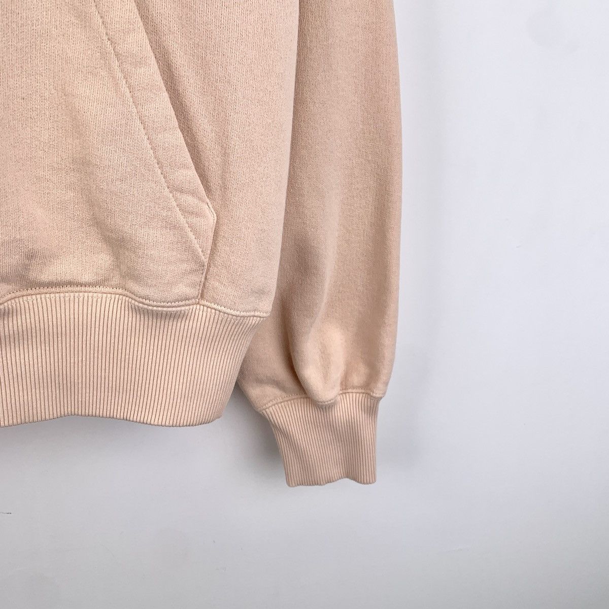 Gucci Gucci Pink Logo Flocked Cotton Hooded Sweatshirt K26WX Size S / US 4 / IT 40 - 5 Thumbnail
