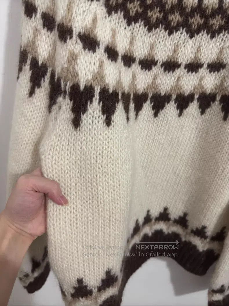 Saint Laurent Paris Saint Laurent Paris Round Neck White and Brown Embroidered Size US L / EU 52-54 / 3 - 4 Thumbnail