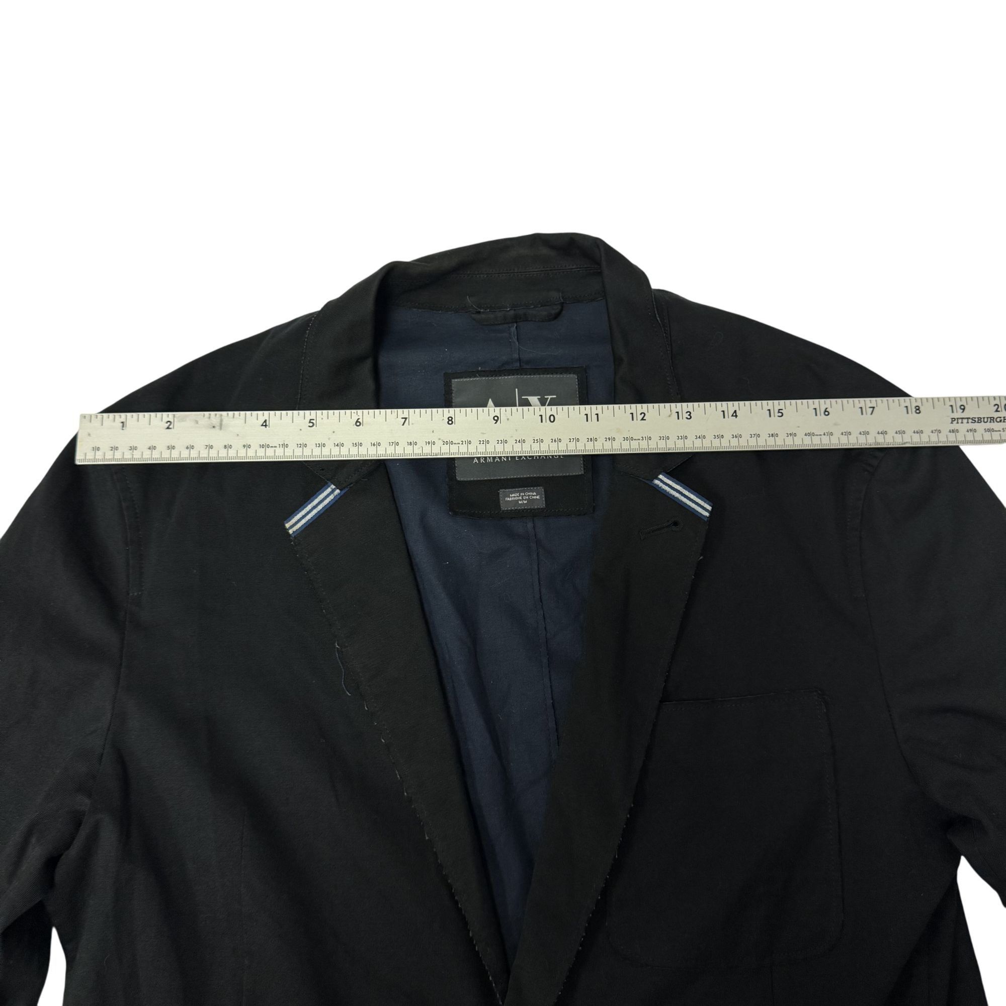 Giorgio Armani Giorgio ARMANI Exchange BLACK Surgeon Cuff Sport Coat Size 36R - 9 Thumbnail