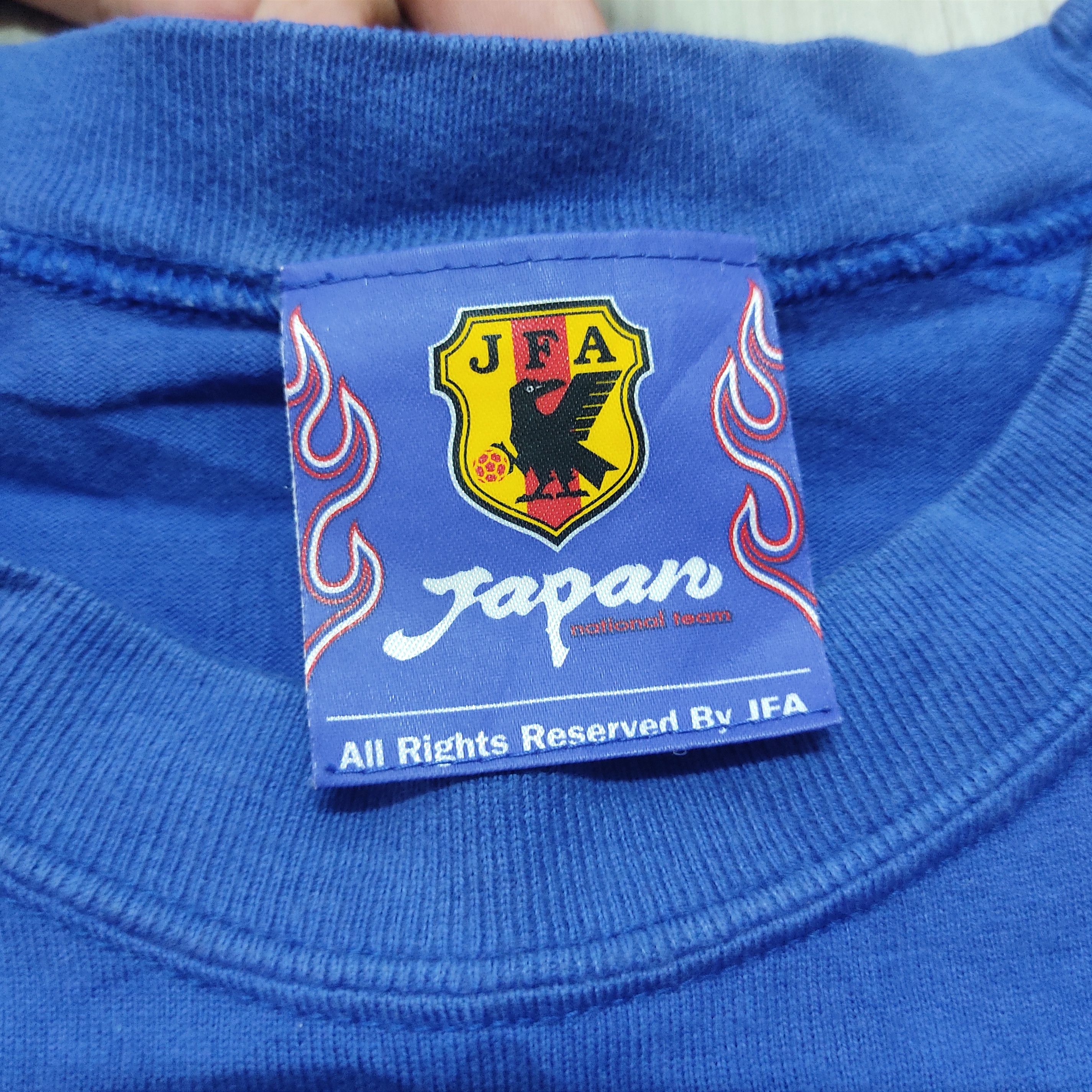 Japan Blue Vtg 90s JFA JO 18 Japan Football World Cup T-shirt Size US M / EU 48-50 / 2 - 7 Thumbnail