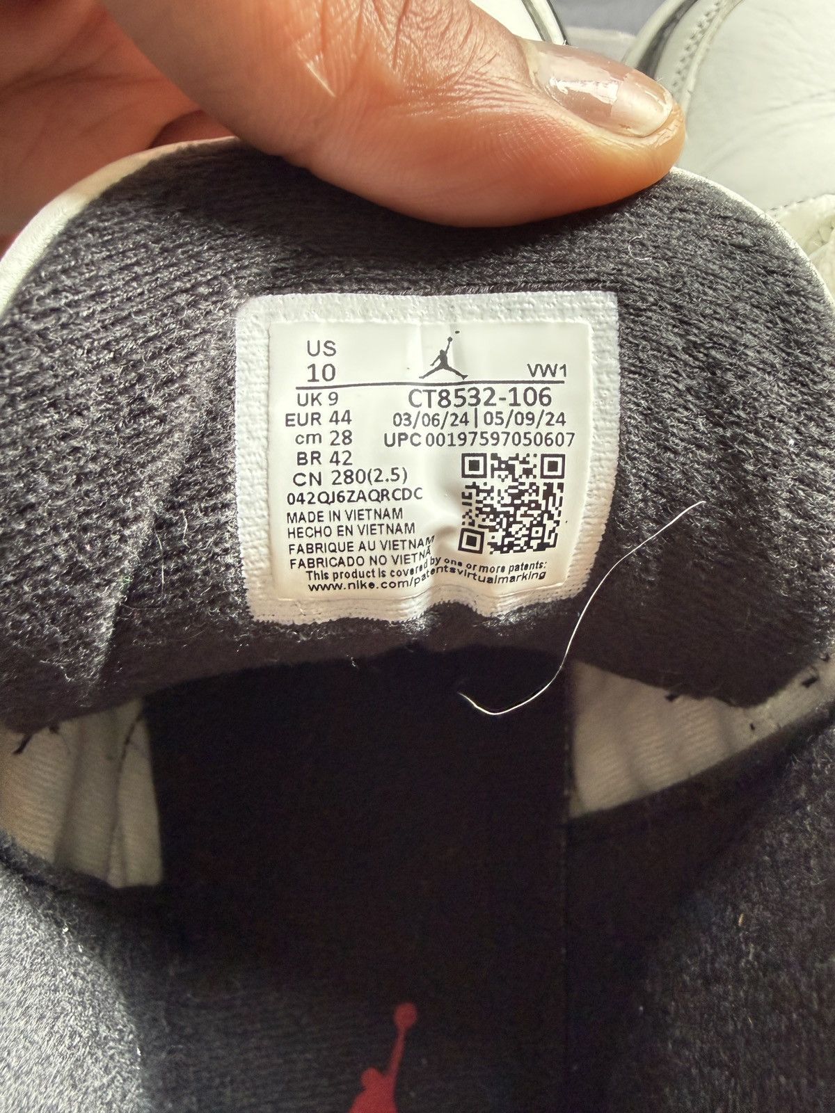 Jordan Brand Cement grey jordan 3 Size US 10 / EU 43 - 5 Thumbnail