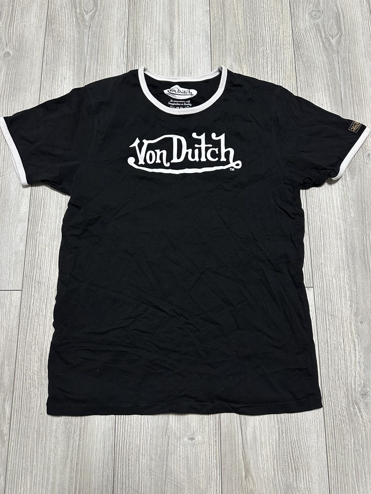 Other Von Dutch Big Logo T-Shirt Mens Black Size US XXL / EU 58 / 5 - 1 Thumbnail