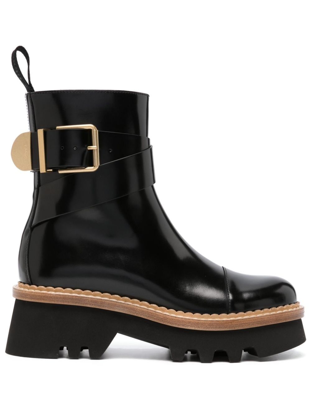 Chloe o1loc1c0325 CHC23 Ankle Boots in Black Size US 9 / IT 39 - 1 Thumbnail