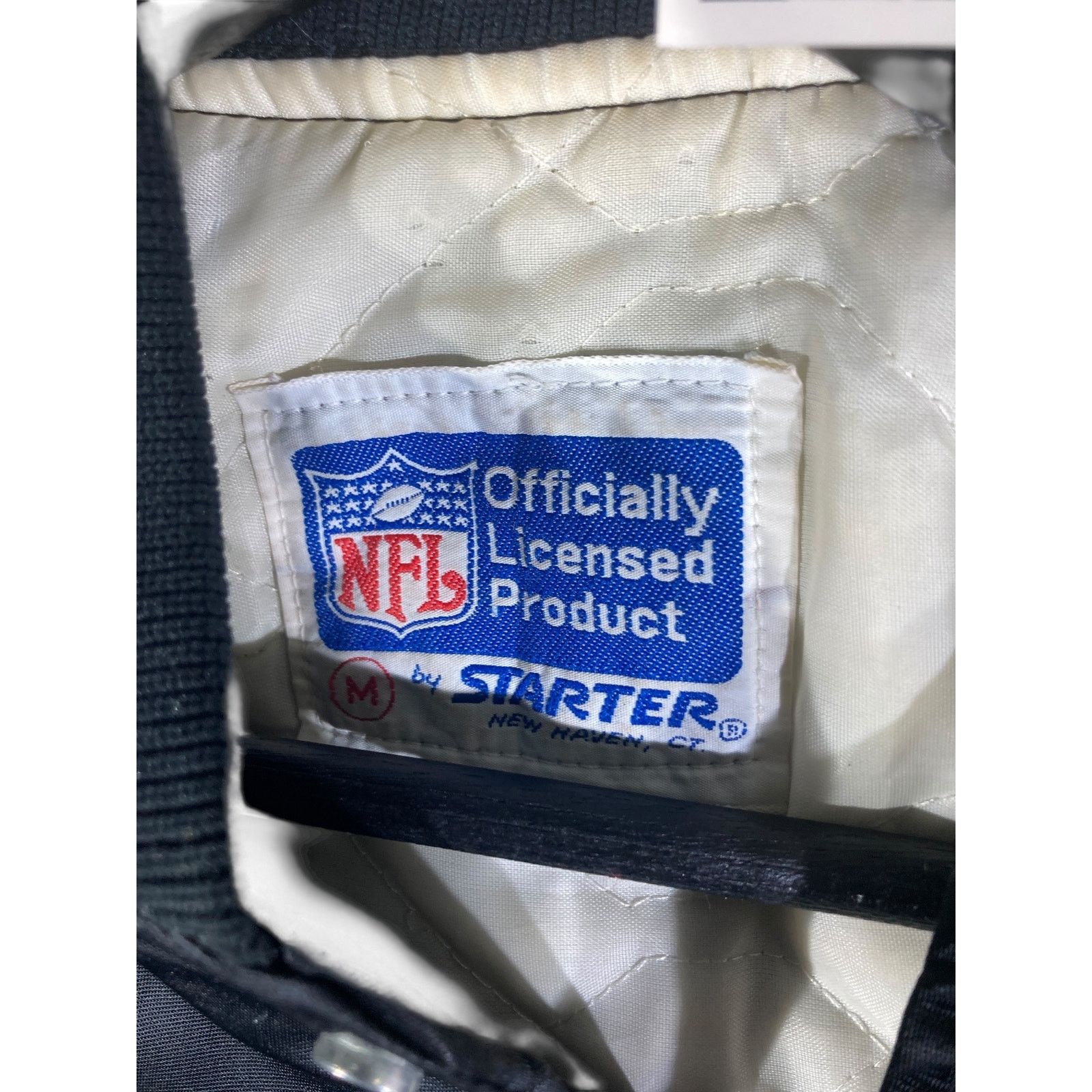 Starter Vintage Starter Embroidered Oakland Raiders Bomber Jacket M Size US M / EU 48-50 / 2 - 7 Thumbnail