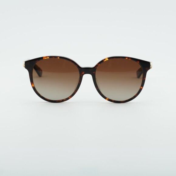 Kate Spade Kate Spade ELIZA/F/S 0086 LA Sunglasses Havana Round Frame Size ONE SIZE - 3 Thumbnail