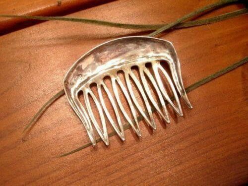 Designer Medium Sterling Silver Modernist Hair Comb Size ONE SIZE - 2 Thumbnail