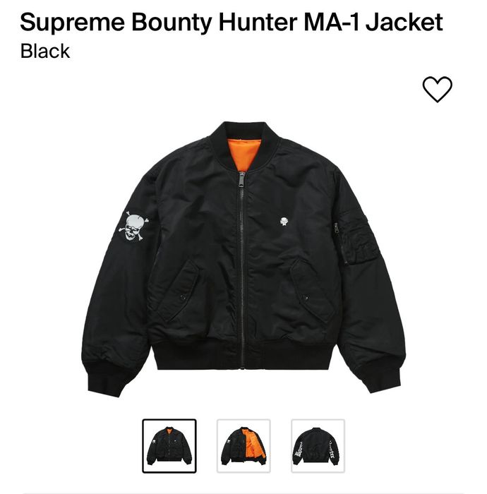 Supreme ma-1 bomber jacket in hand | Grailed