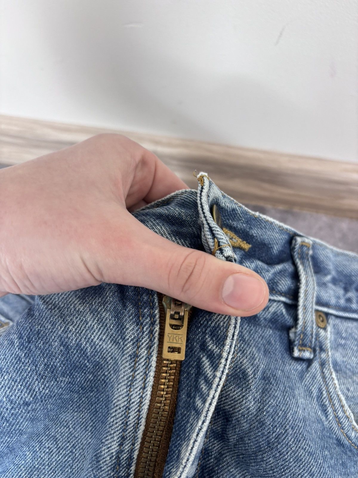 Carhartt Carhartt Men’s Denim Jeans Faded Blue USA Workwear B18 DST Size US 34 / EU 50 - 20 Thumbnail