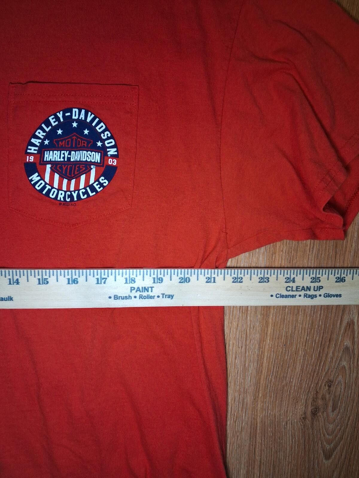 Harley Davidson Harley Davidson Motorcycles T Shirt XL Red Cotton Key West Size US XL / EU 56 / 4 - 8 Thumbnail
