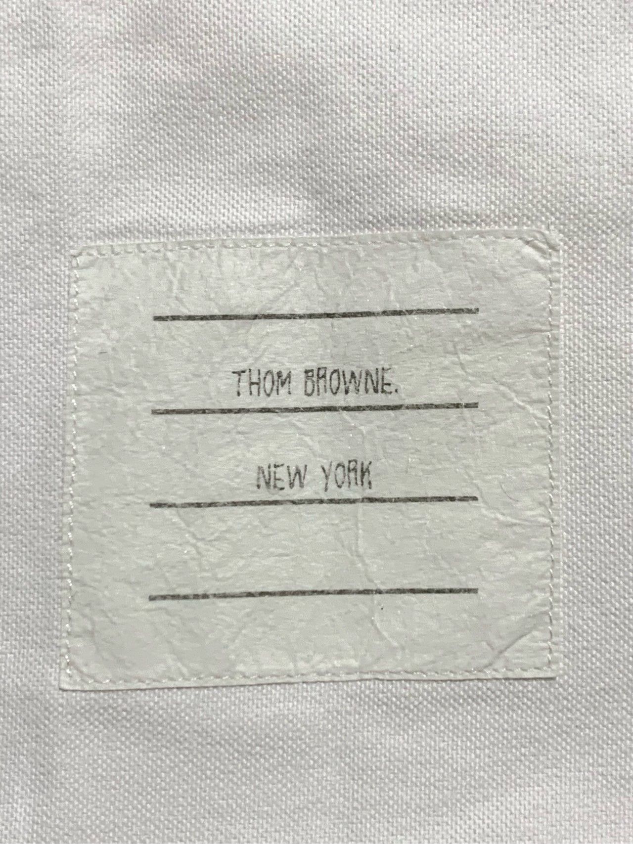 Thom Browne Thom Browne Shirt White Tricolor Stripe Collar Size XS / US 0-2 / IT 36-38 - 4 Thumbnail