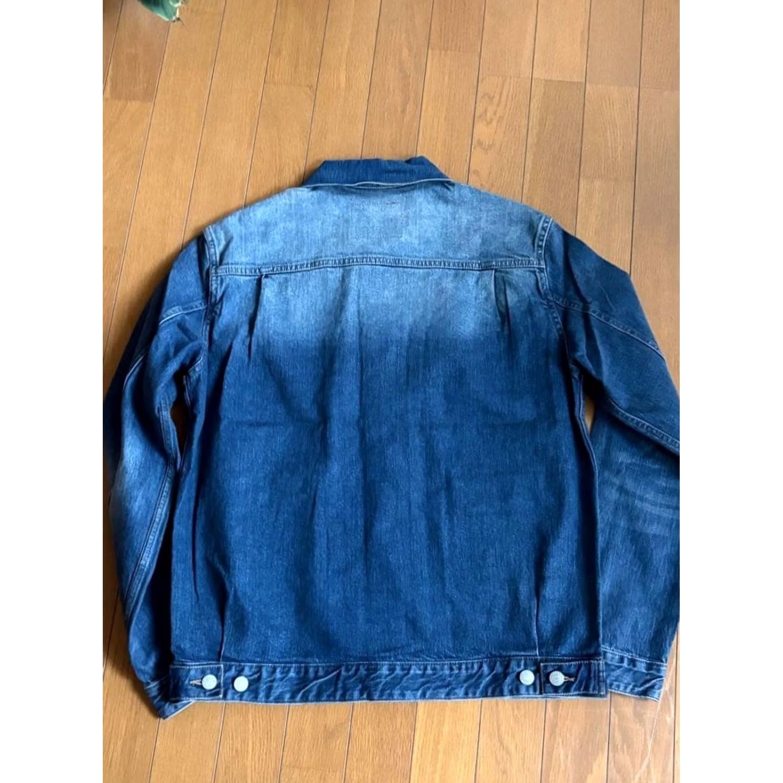 Ralph Lauren VINTAGE RRL Ralph Lauren Denim Jacket Men L Blue 2nd O221 67cm 100% Cotton Jacket Style Size US L / EU 52-54 / 3 - 7 Thumbnail