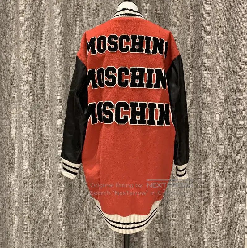 Moschino Moschino Red Wool Striped Jacket . Size M / US 6-8 / IT 42-44 - 2 Thumbnail