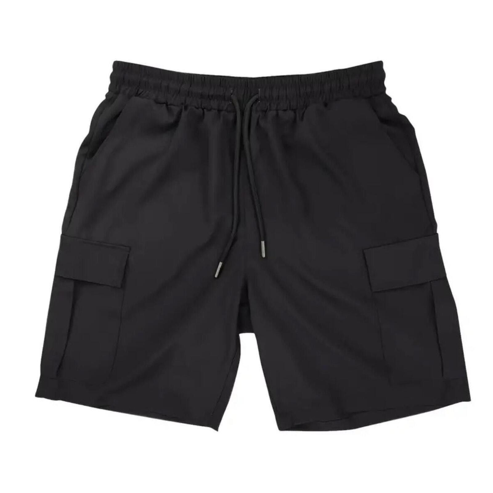 Unknown London UNKNOWN LONDON BLACK RHINESTONE DAGGER SHORTS | Grailed