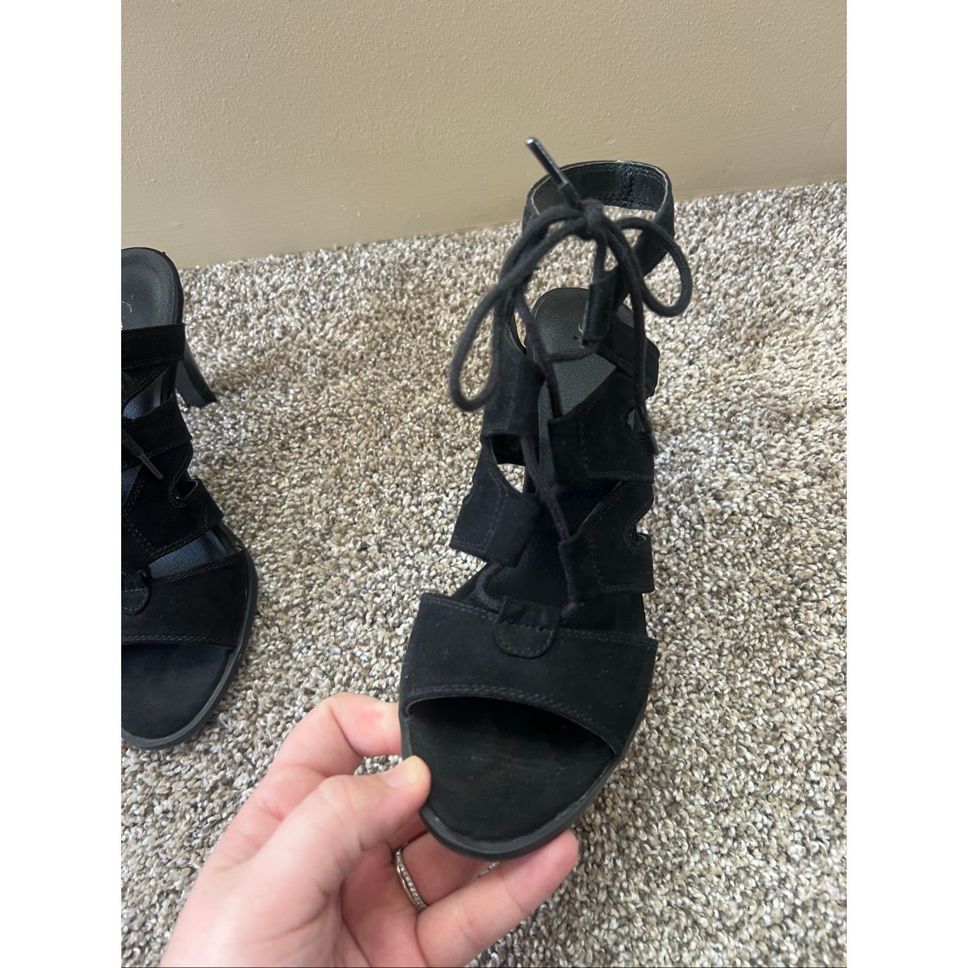Other Simply Vera Vera Wang Black Heels Woman’s Size 7.5 Preowned Size US 7.5 / IT 37.5 - 3 Thumbnail