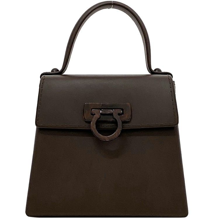 Salvatore Ferragamo SALVATORE FERRAGAMO Handbag Brown Rubber Size ONE SIZE - 1 Thumbnail
