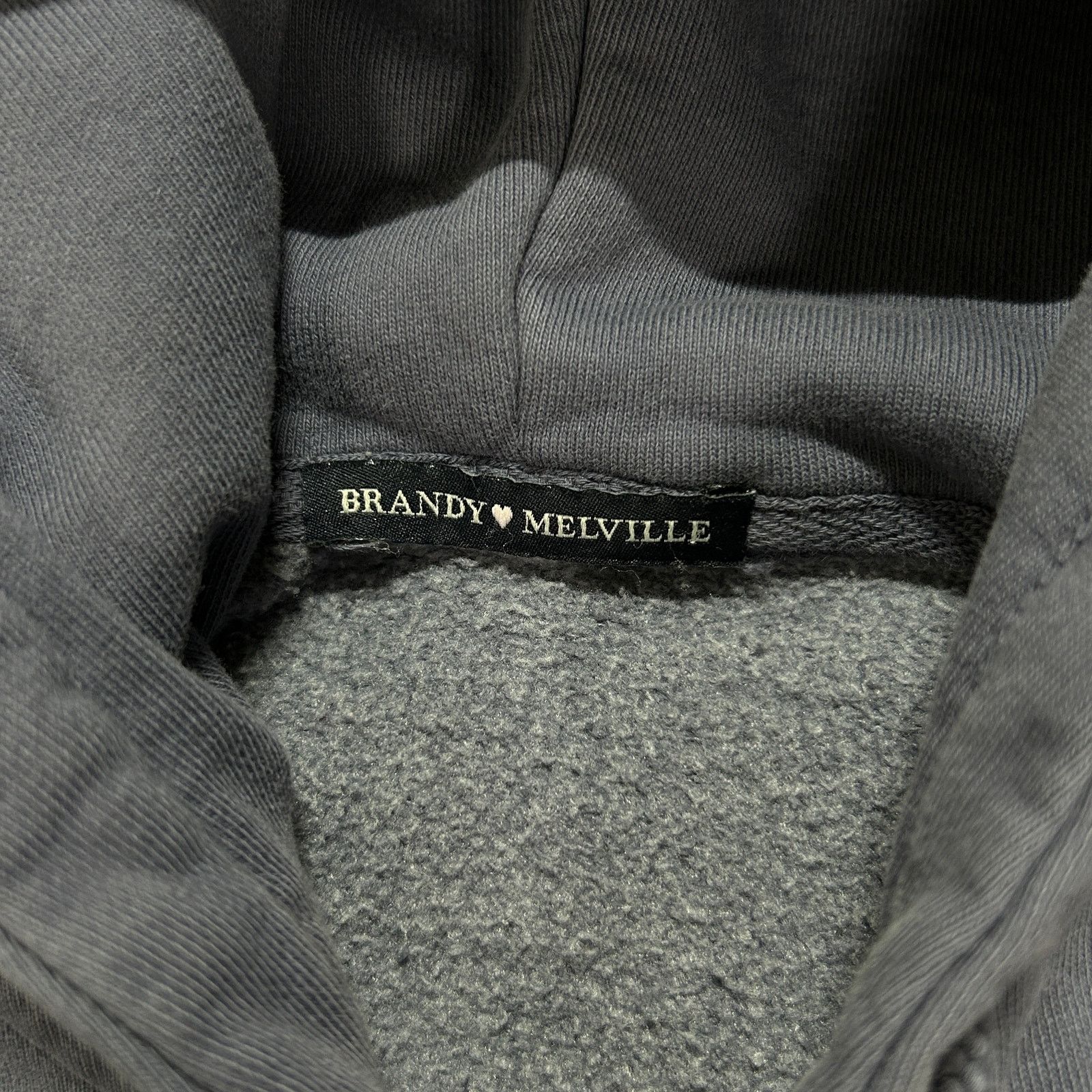 Brandy Melville Brandy Melville grey full zip cropped fleece jacket wms XS-S Size S / US 4 / IT 40 - 4 Thumbnail