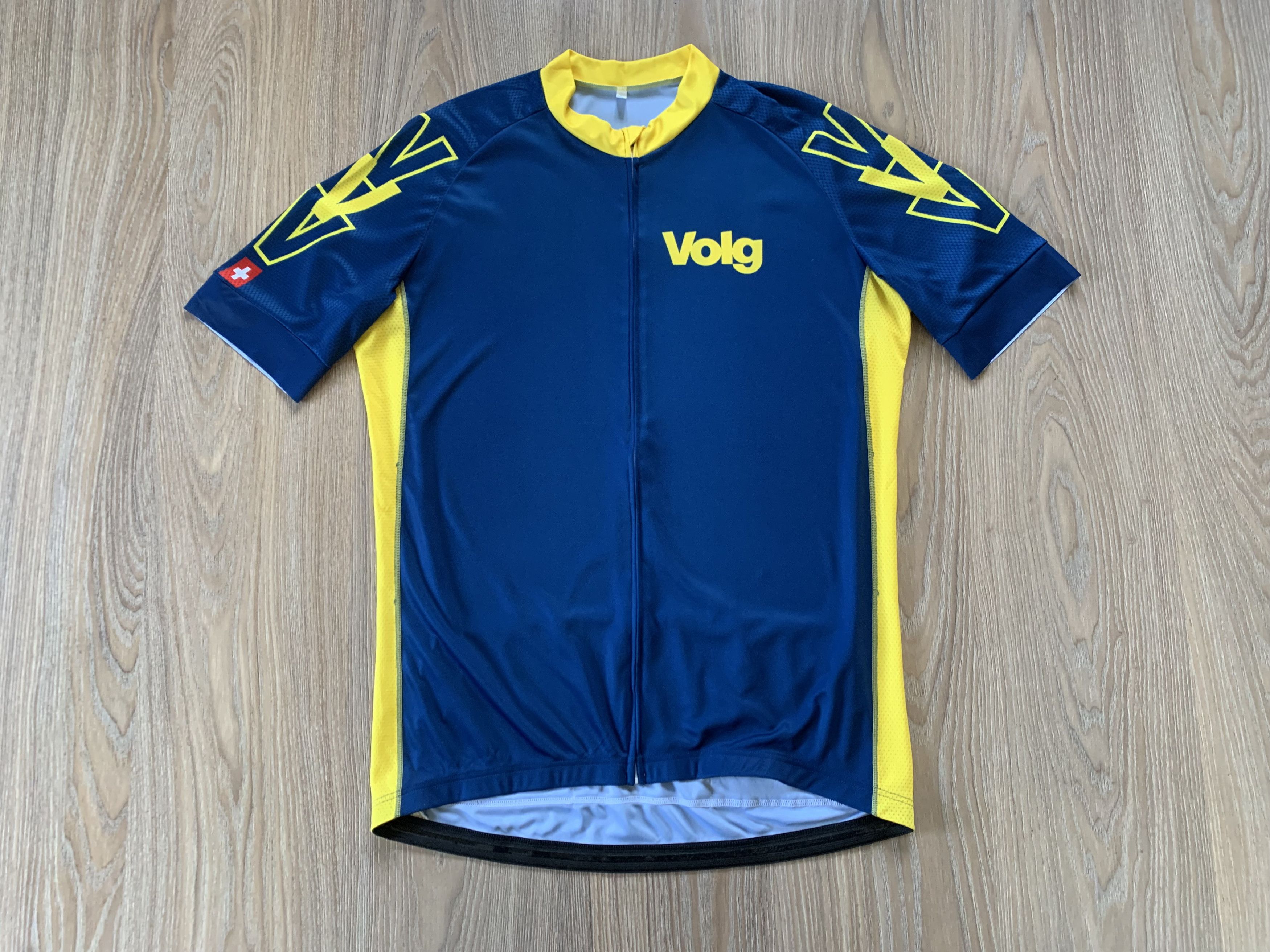 Bicycle Volg Men's Short Sleeve Full Zip Cycling Jersey Top Size US XXL / EU 58 / 5 - 2 Thumbnail