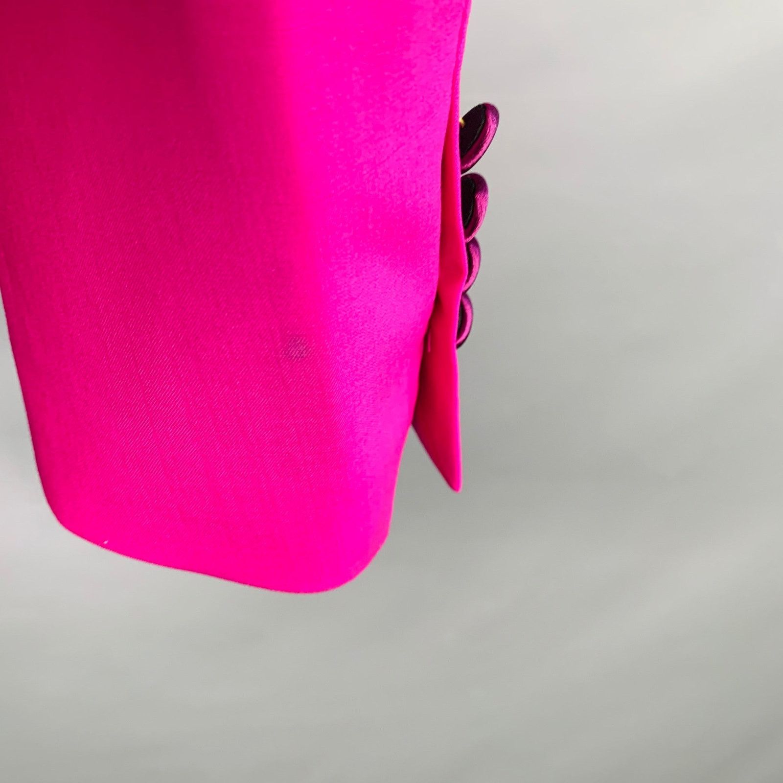 MSGM MSGM Size 8 Magenta Wool Blend Shawl Collar Jacket Blazer Size M / US 6-8 / IT 42-44 - 5 Thumbnail