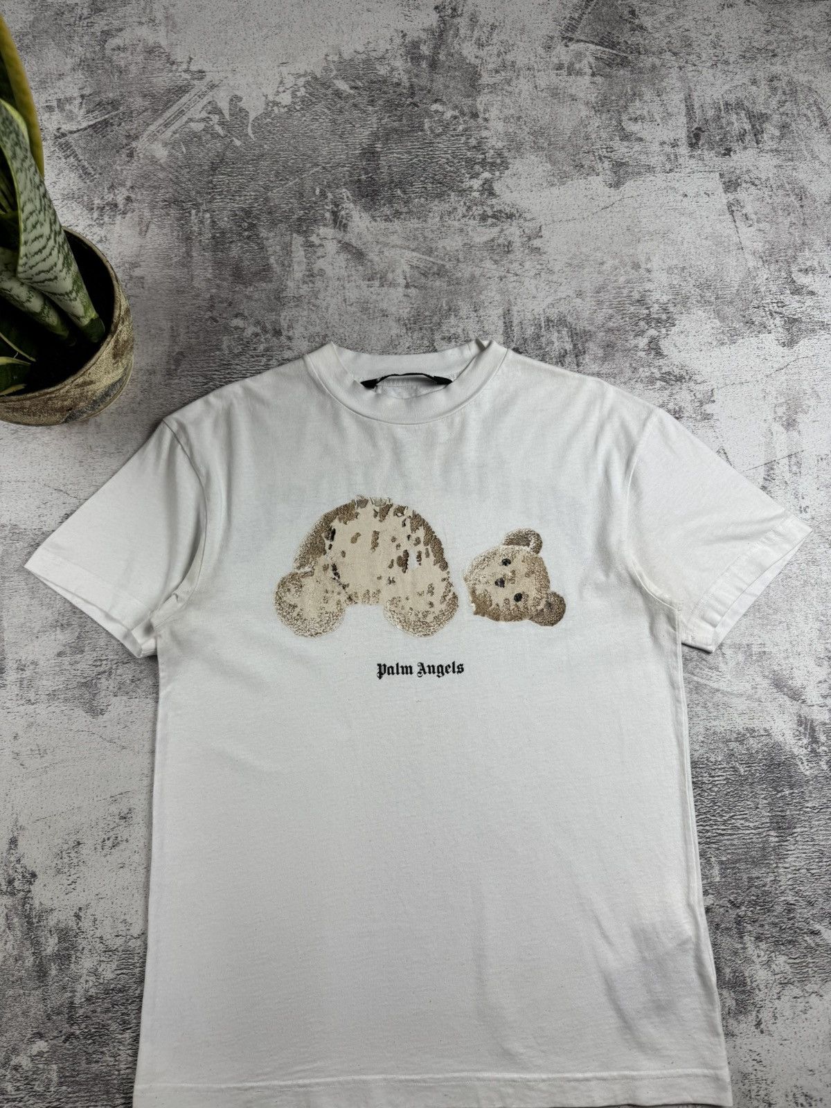 Palm Angels Palm Angles Kill Teddy Bear Print Authentic White Men’s Small T Shirt Tee Jersey Size US S / EU 44-46 / 1 - 5 Thumbnail