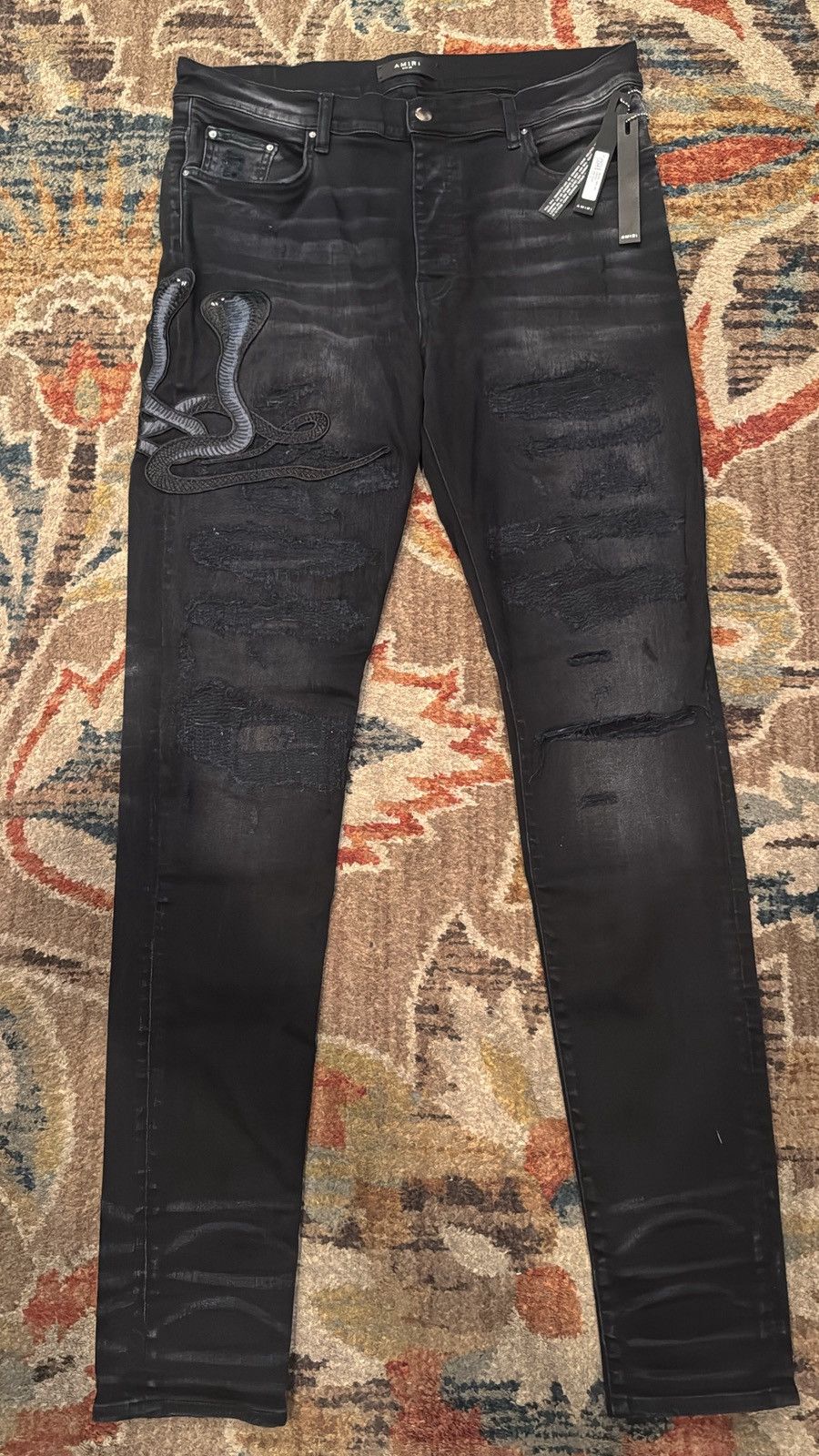 Brand New Archive Snake Amiri Snake Jeans