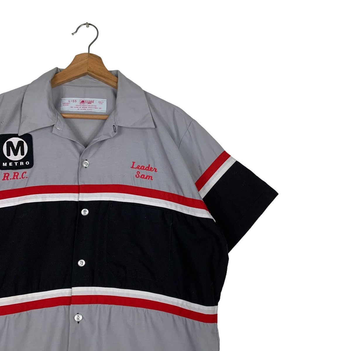 Red Kap RED KAP Made In Usa Colorblock Work Shirt #0354-C16 Size US L / EU 52-54 / 3 - 6 Thumbnail