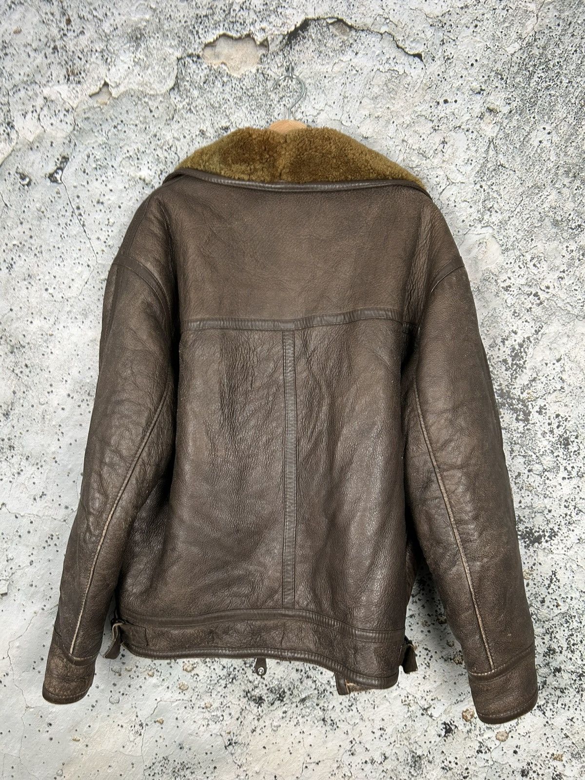 Genuine Leather Vintage Sherpa Genuine Leather Avant Garde Pilot Military Size US L / EU 52-54 / 3 - 7 Thumbnail