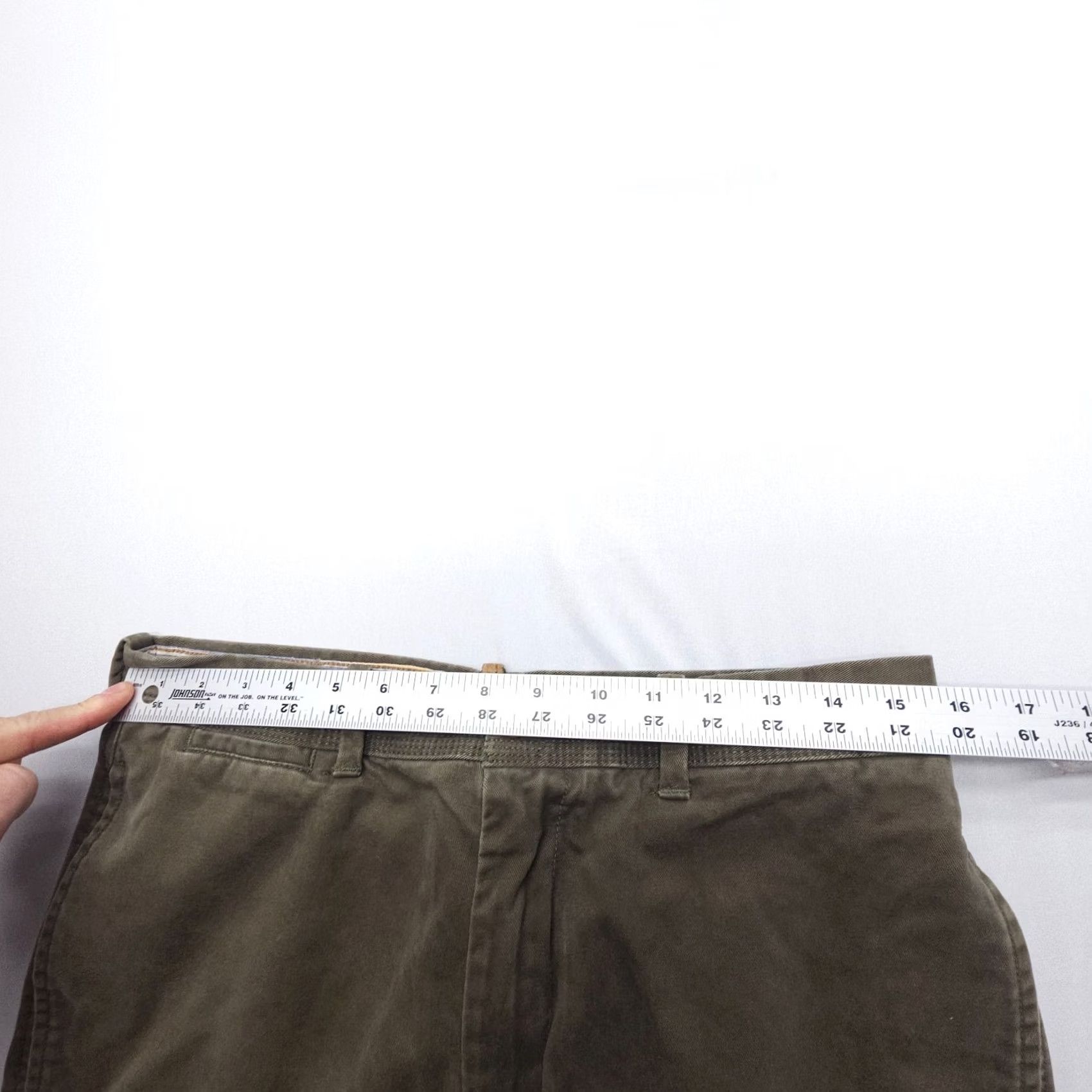 Timberland Timberland Chino Pants Mens 32 x 30 Regular Green Twill 5-Pocket Casual Workwear Jeans Style Boys Size US 32 / EU 48 - 7 Thumbnail