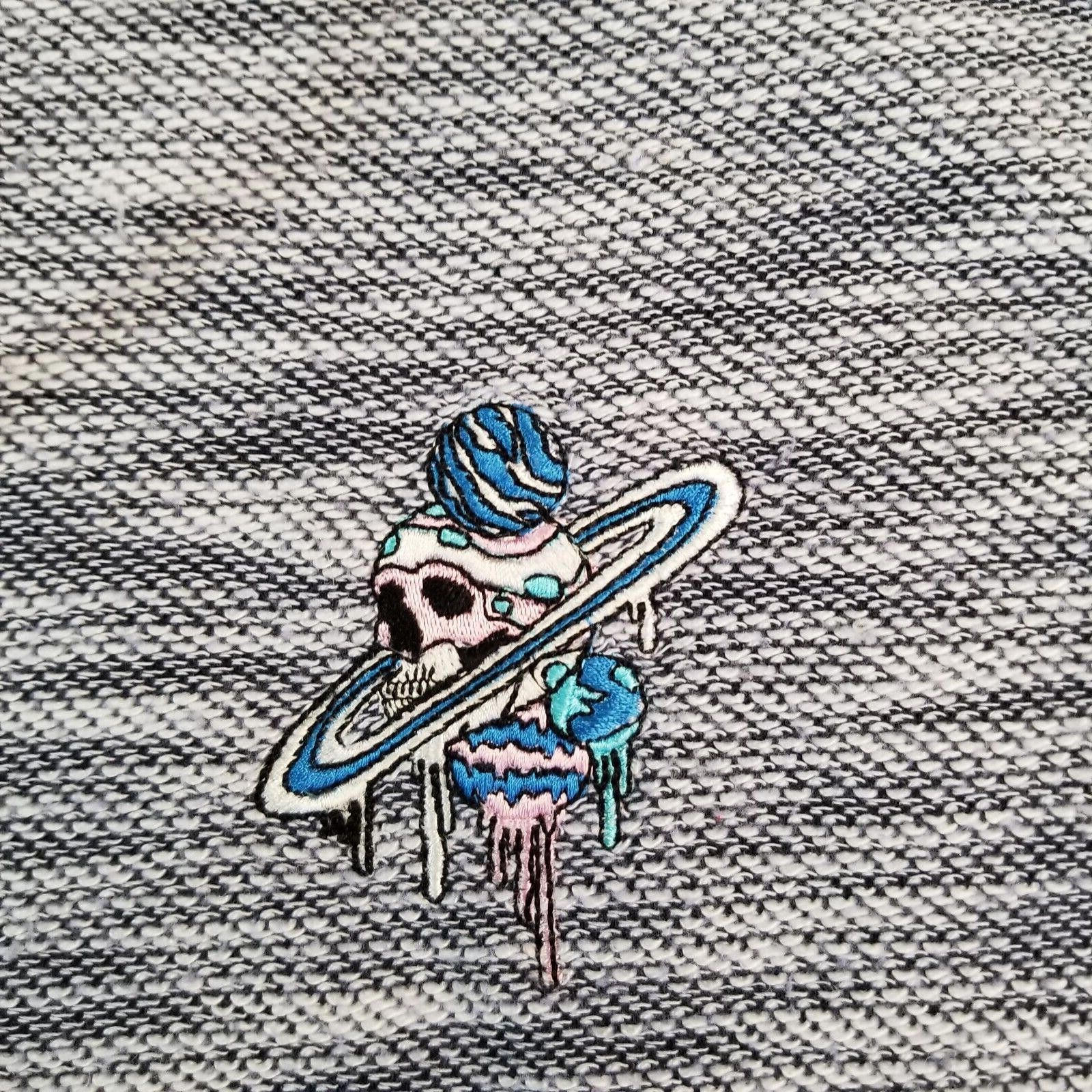 Other Dikotomy Medium Blue Pullover with Skull Planet Light Jacket Size US M / EU 48-50 / 2 - 4 Thumbnail