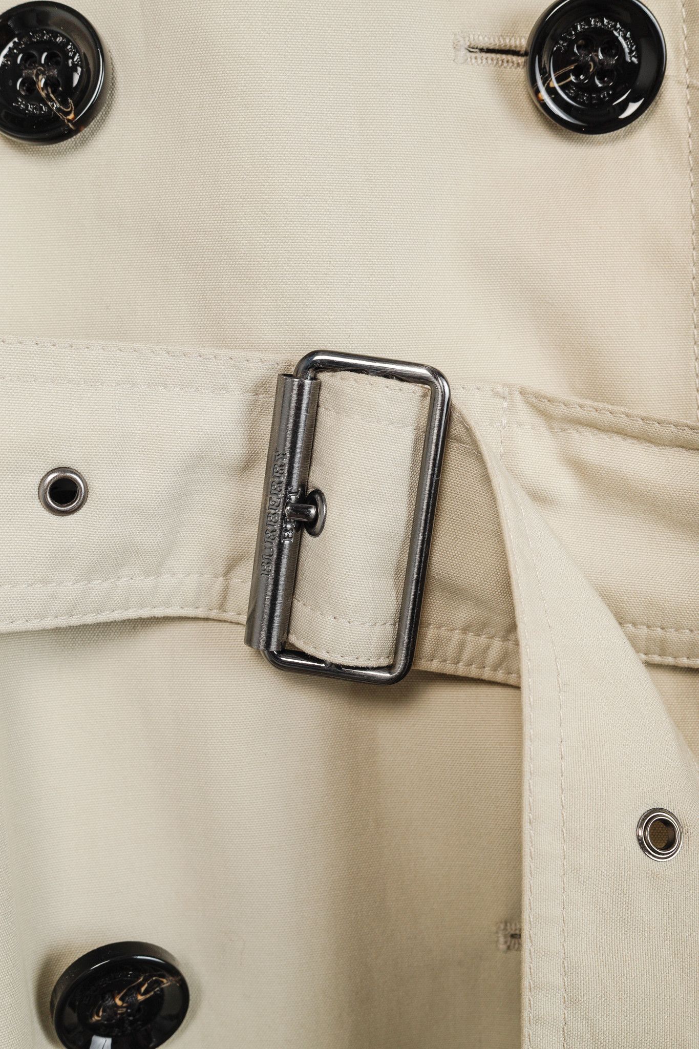 Burberry Burberry Brit Beige Belted Double-Breasted Trench Coat Size S / US 4 / IT 40 - 9 Thumbnail