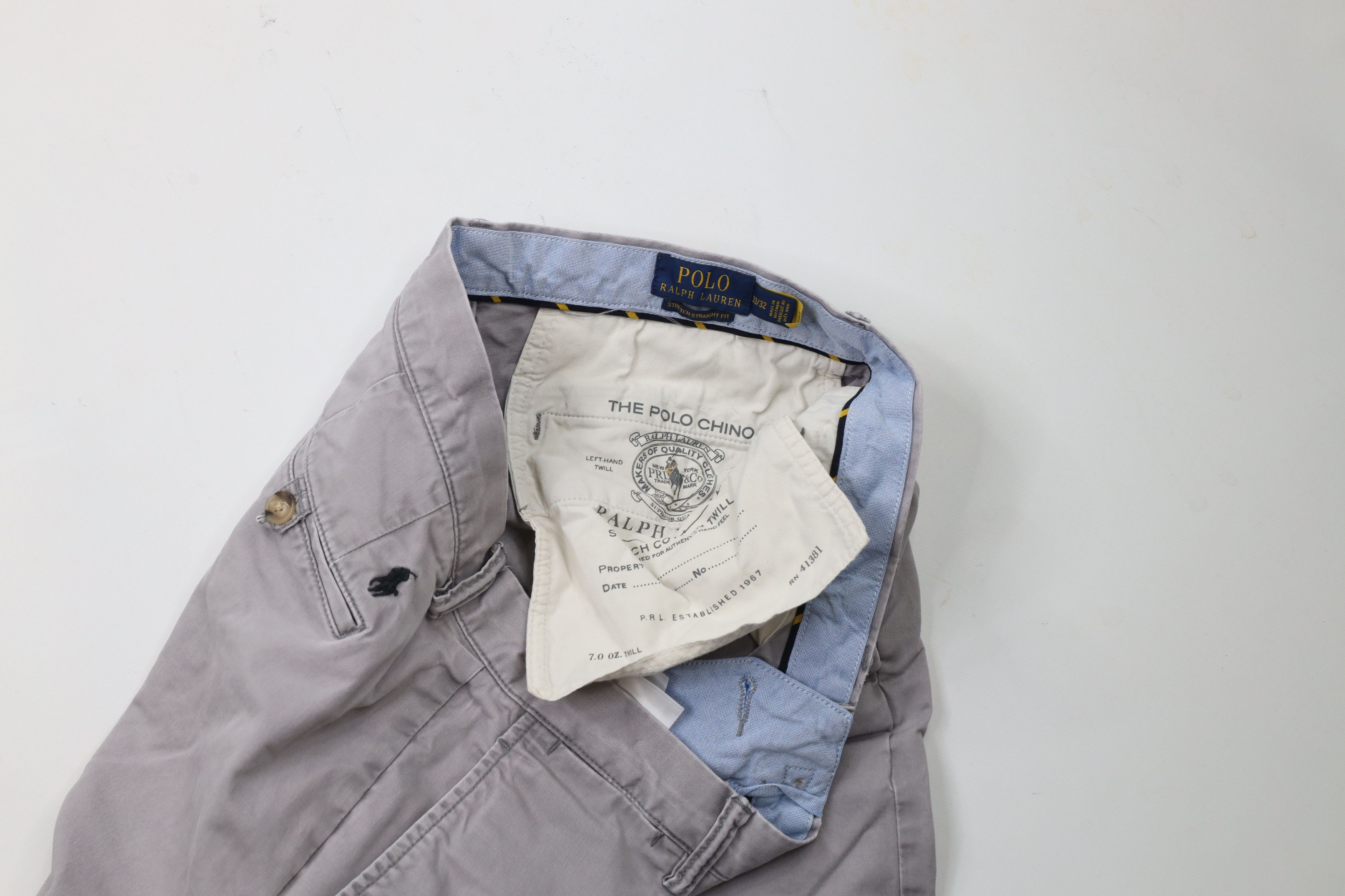 Ralph Lauren × Vintage Vintage Ralph Lauren Cotton Twill Stretch Straight Fit Pants Size US 33 - 6 Thumbnail
