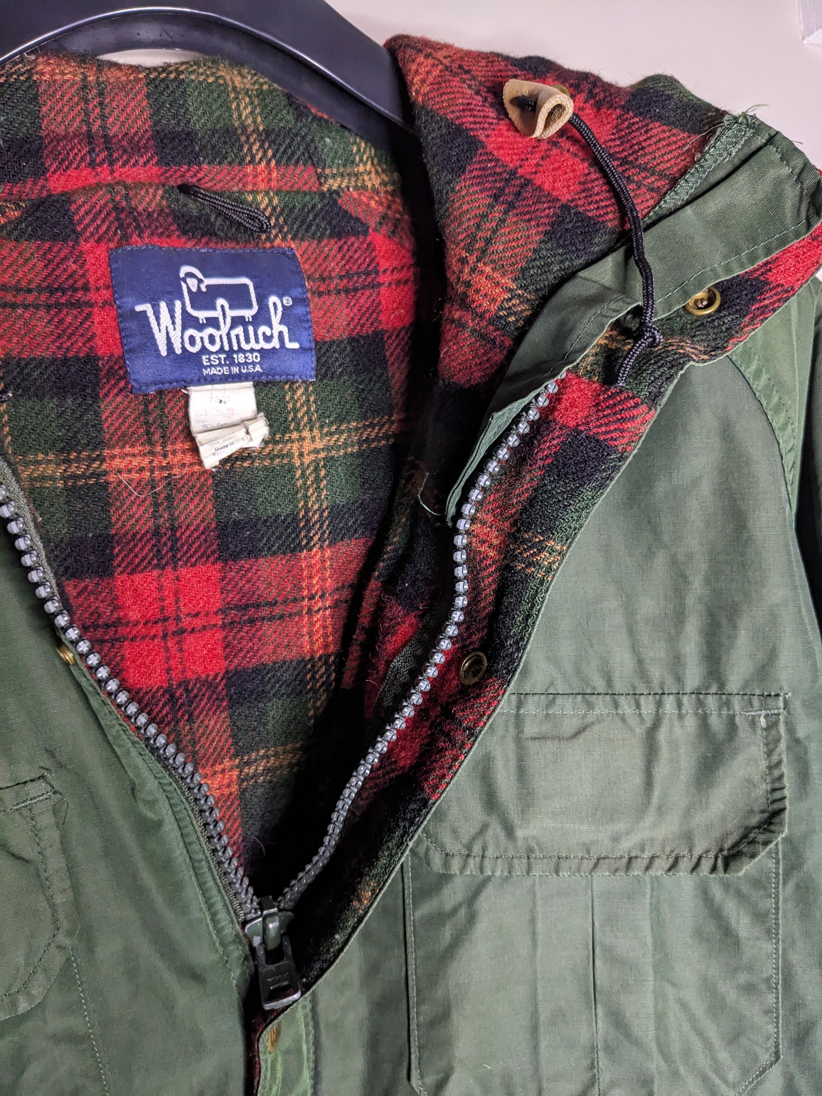 Woolrich Woolen Mills VTG Woolrich Mountain Parka Jacket Medium Nylon Wool Plaid Size US M / EU 48-50 / 2 - 10 Thumbnail