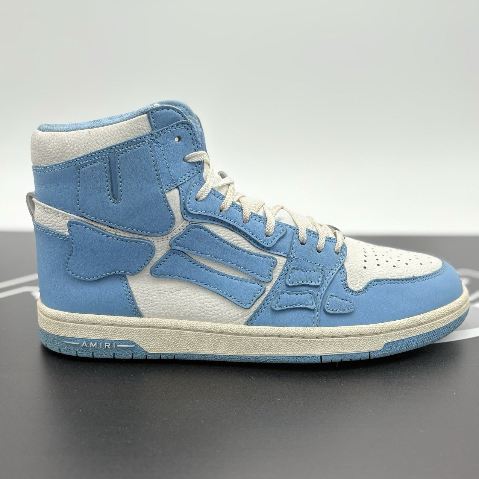 Amiri Amiri Skel High Top ' Powder Blue White ' | GREAT CONDITION! Size US 11 / EU 44 - 2 Thumbnail