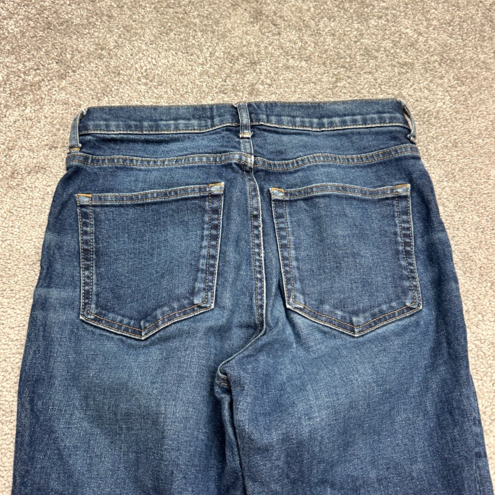 Everlane Everlane The Kick High Rise Bootcut Jeans Women 27 Blue Stretch 28x25 City Streetwear Size 27" / US 4 / IT 40 - 4 Thumbnail