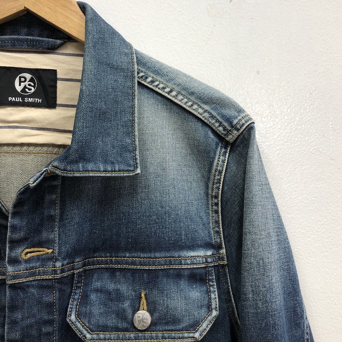 Paul Smith Paul Smith P/S Men’s Denim Jeans Jacket Size US L / EU 52-54 / 3 - 9 Thumbnail