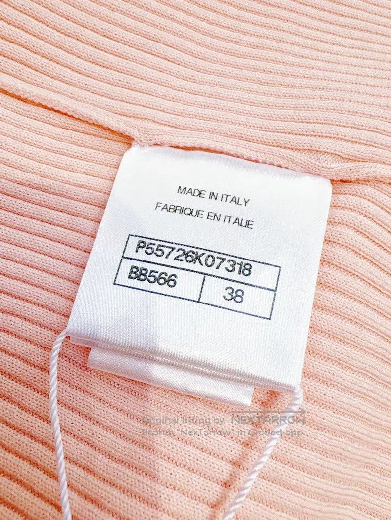 Chanel Chanel Orange-pink hollow short sleeves Size XS / US 0-2 / IT 36-38 - 5 Thumbnail