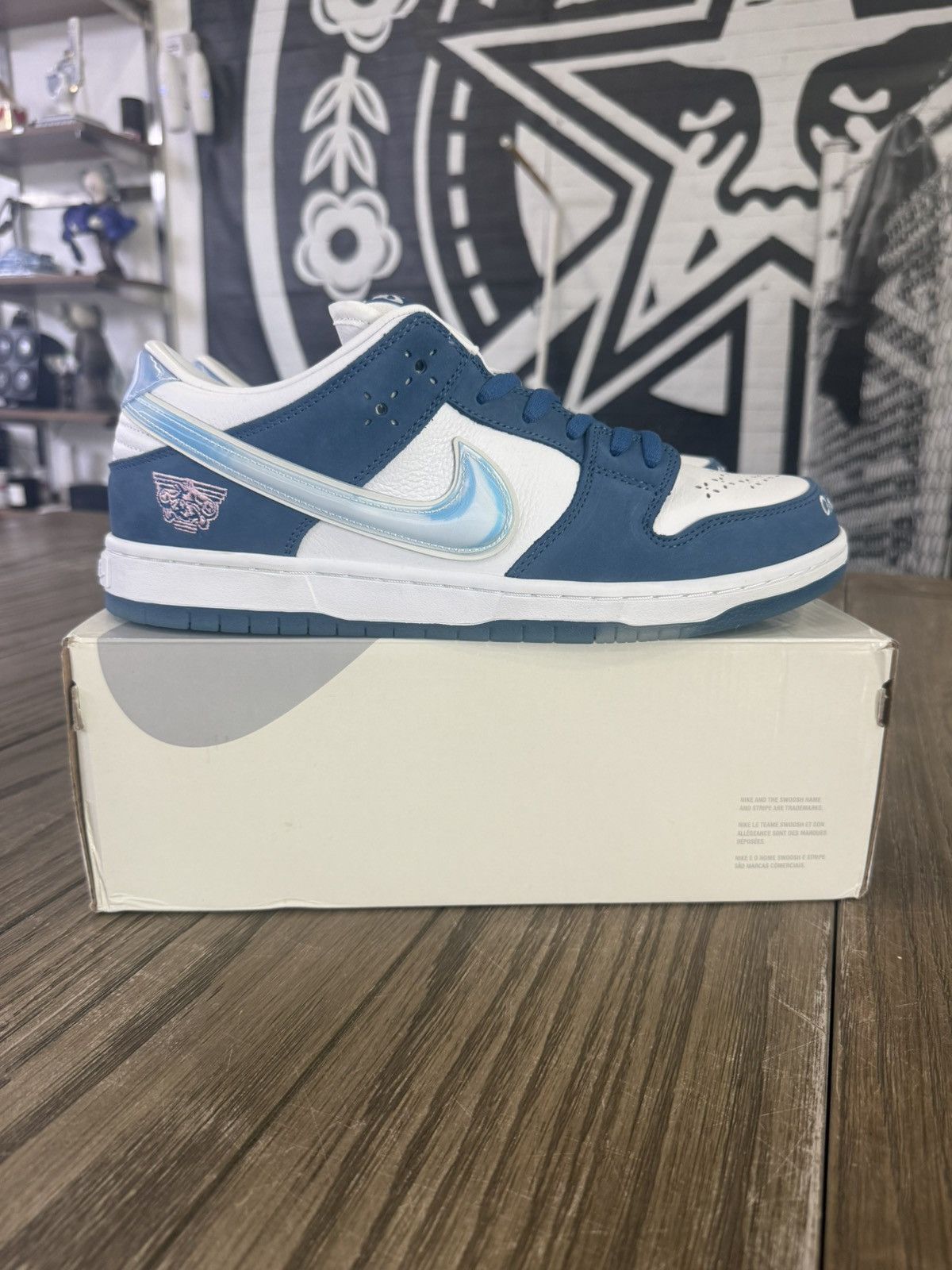 Nike ⚡️ Born x Raised SB Dunk Low FN7819-400 Size 13 NEW! ⚡️ Size US 13 / EU 46 - 2 Thumbnail