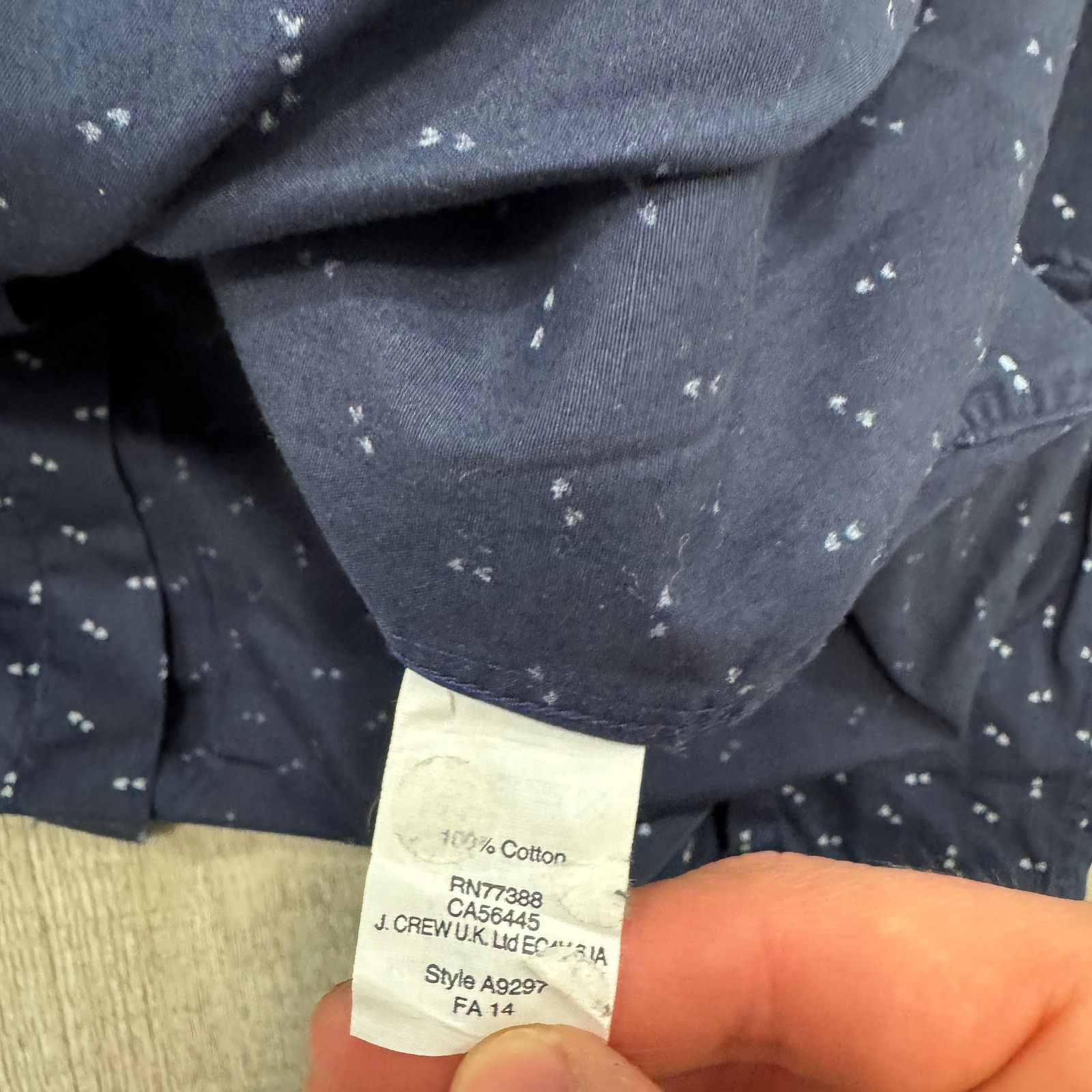 J.Crew Thompson Shirtings by J Crew Shirt Men's Medium 80's 2 Ply Size US M / EU 48-50 / 2 - 5 Thumbnail