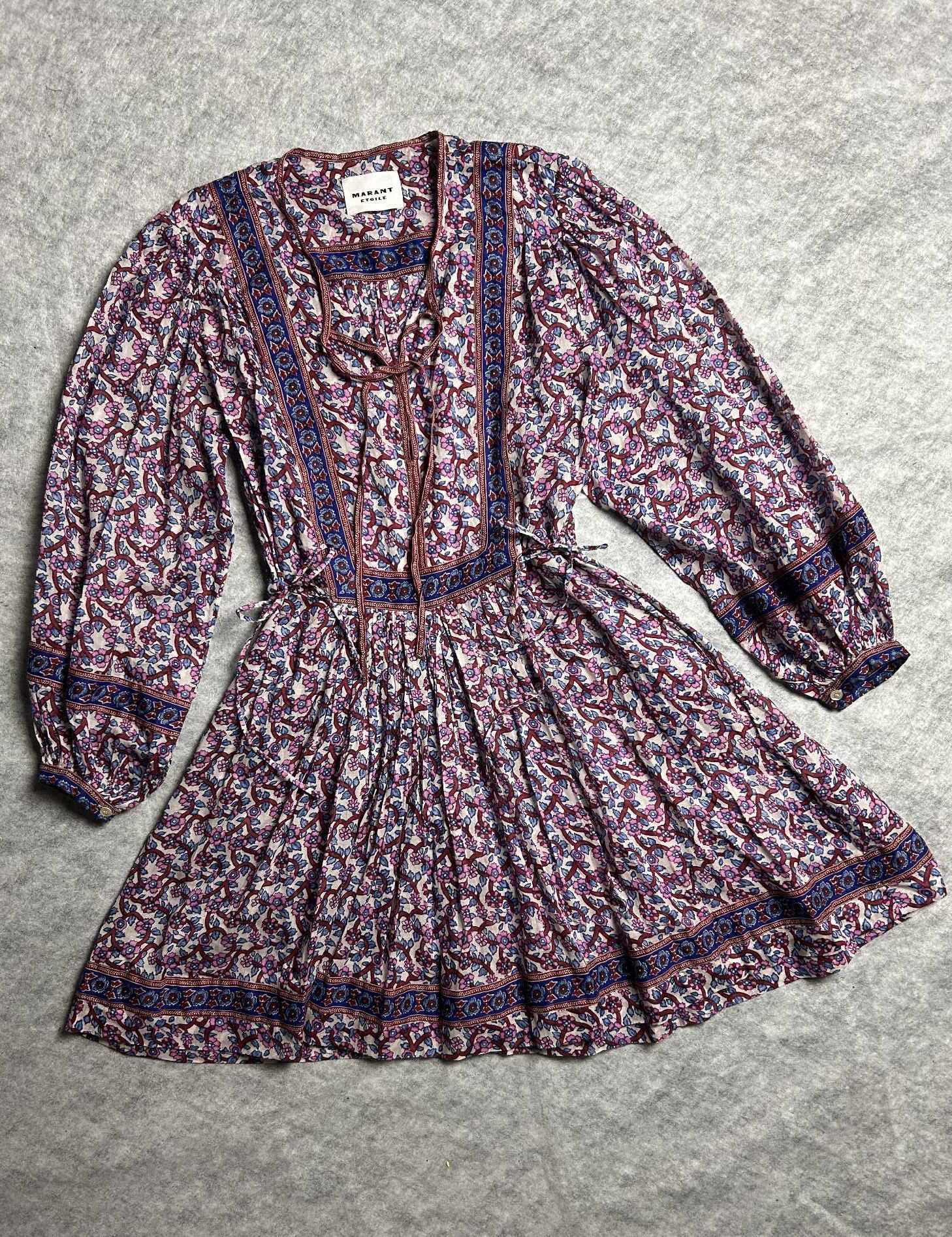 Isabel Marant Etoile Isabel Marant Etoile Gilinesia Print-Embellished Dress EU 36 Size XS / US 0-2 / IT 36-38 - 6 Thumbnail