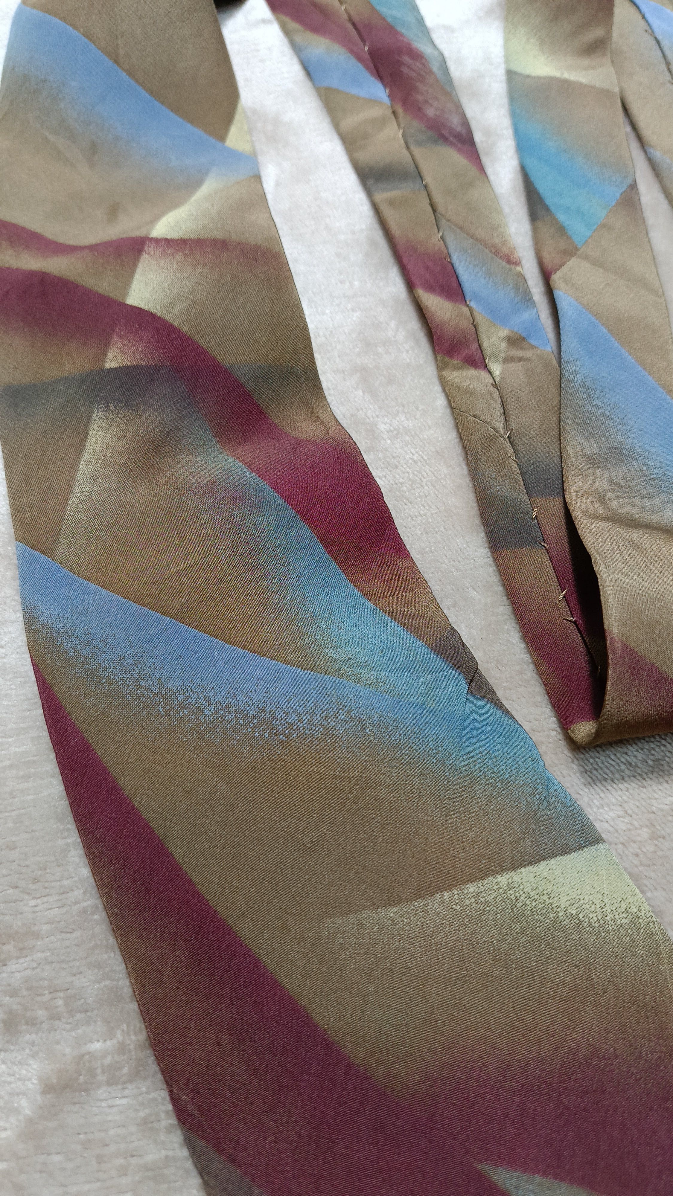 Issey Miyake Issey Miyake Japan brown art tie Size ONE SIZE - 5 Thumbnail