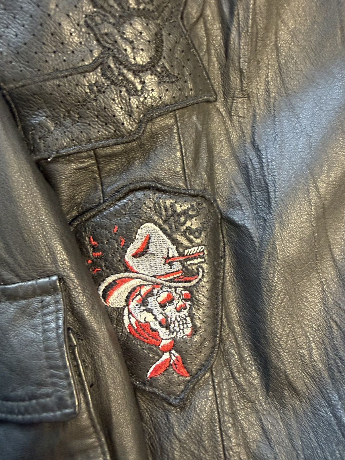 Ed Hardy Ed hardy vintage leather jacket Size US L / EU 52-54 / 3 - 4 Thumbnail