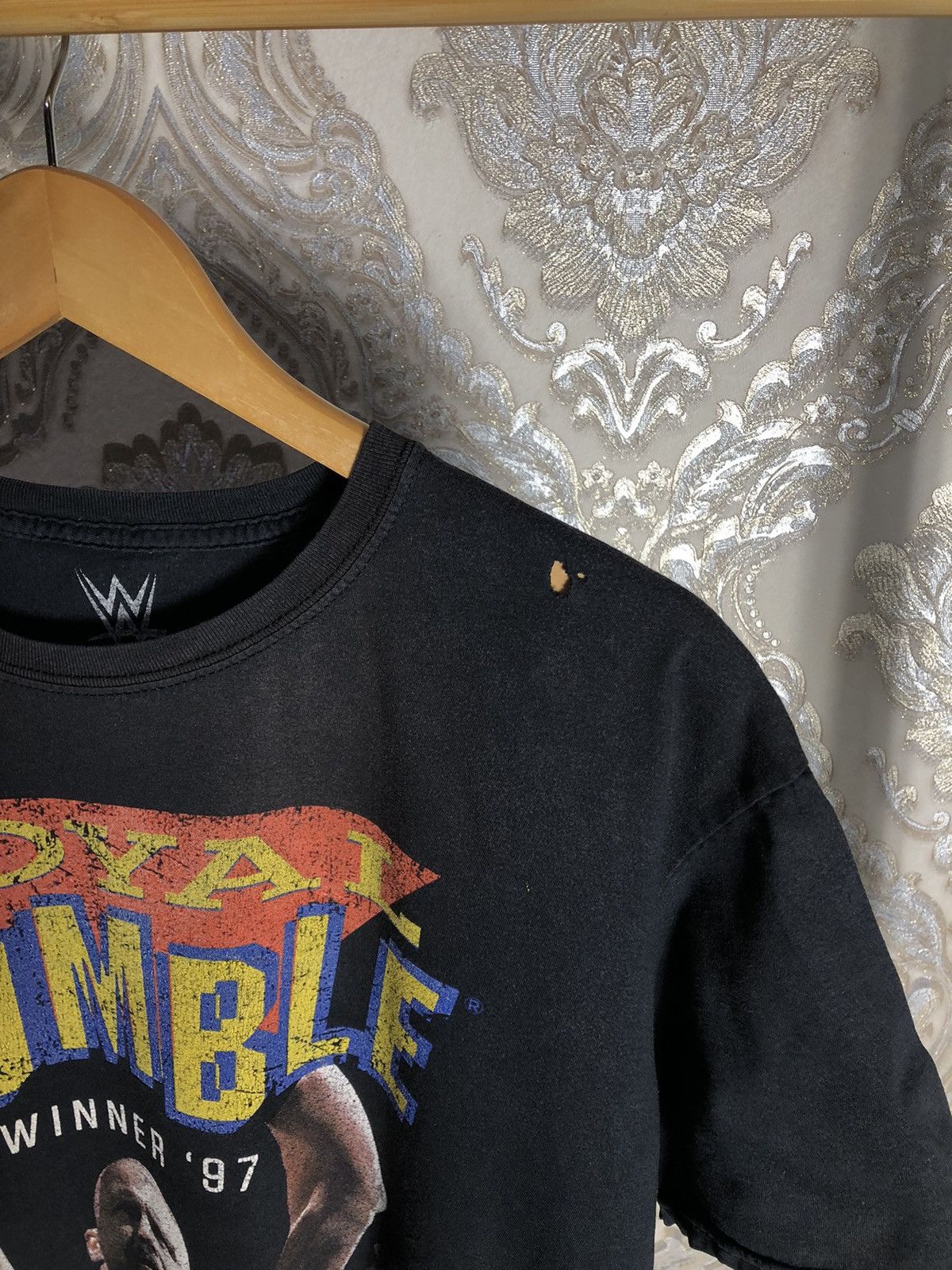 Vintage × WWE VERY RARE WRESTLING STEVE AUSTIN BIG LOGO T-SHIRT WINNER 90s Size US XL / EU 56 / 4 - 3 Thumbnail