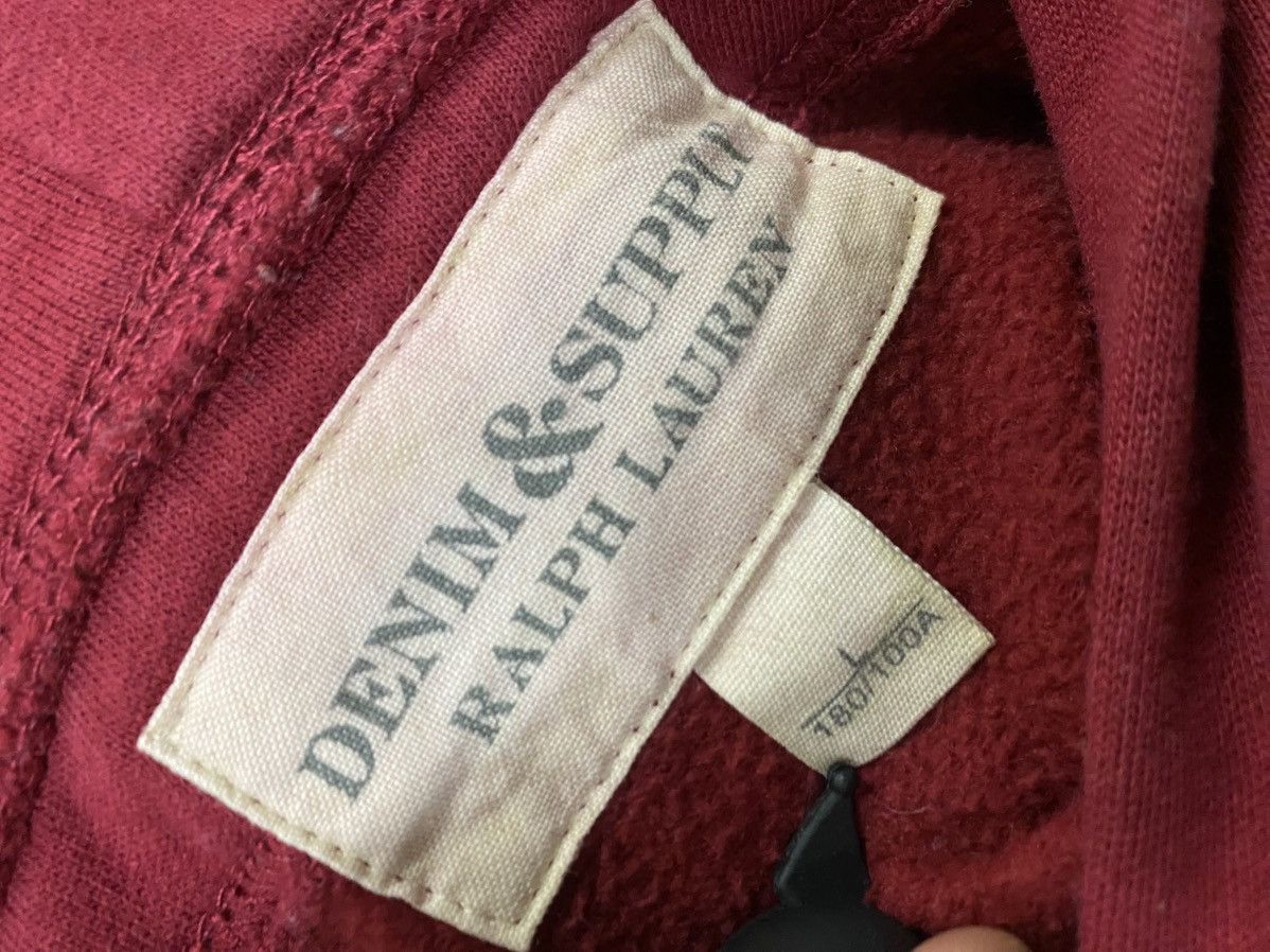 Denim & Supply Ralph Lauren × Polo Ralph Lauren × Vintage 90s polo Ralph Lauren denim supply khaki Hoodie flag patch Size US L / EU 52-54 / 3 - 2 Thumbnail