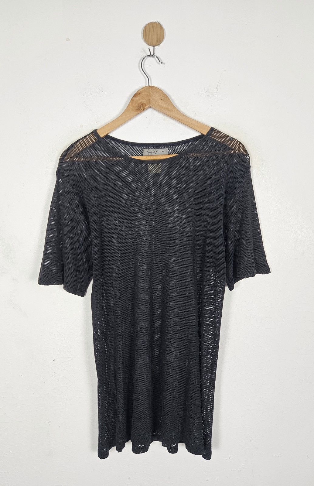 Yohji Yamamoto Yohji Yamamoto Pour Homme mesh jersey Size US L / EU 52-54 / 3 - 1 Thumbnail