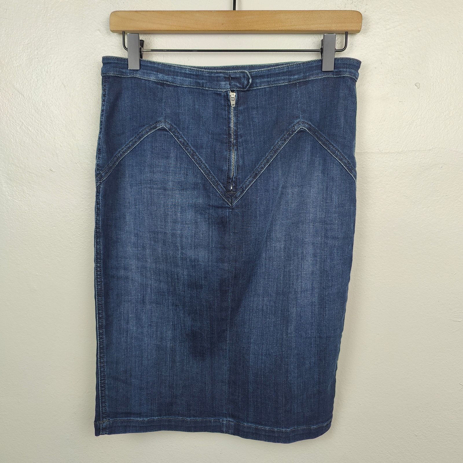 Other Closed Denim Skirt Womens 30 Indigo Blue Lightweight Size 30" / US 8 / IT 44 - 3 Thumbnail