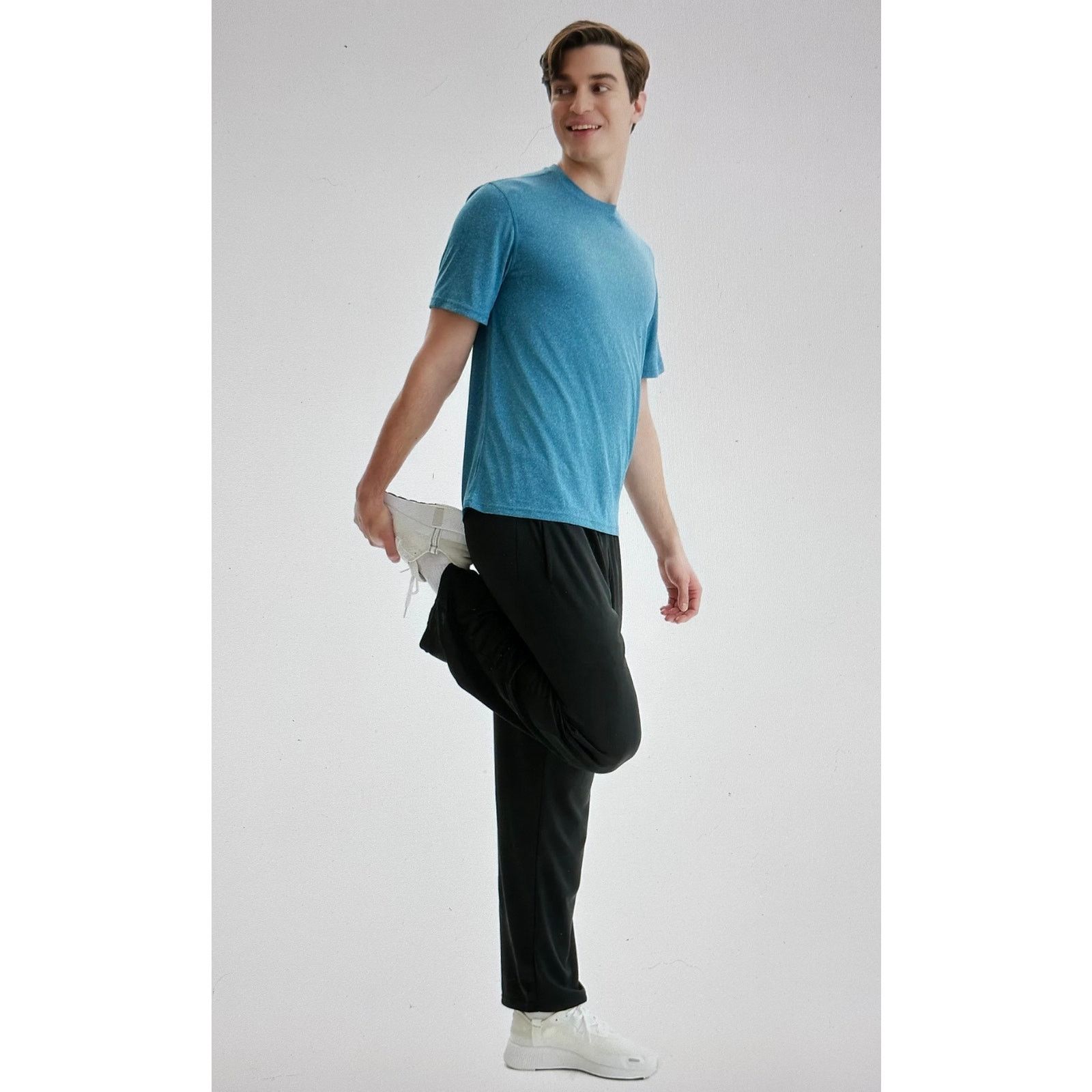 Hanes Hanes Sport Active Gear Joggers Mens Black L Size US 33 - 10 Thumbnail
